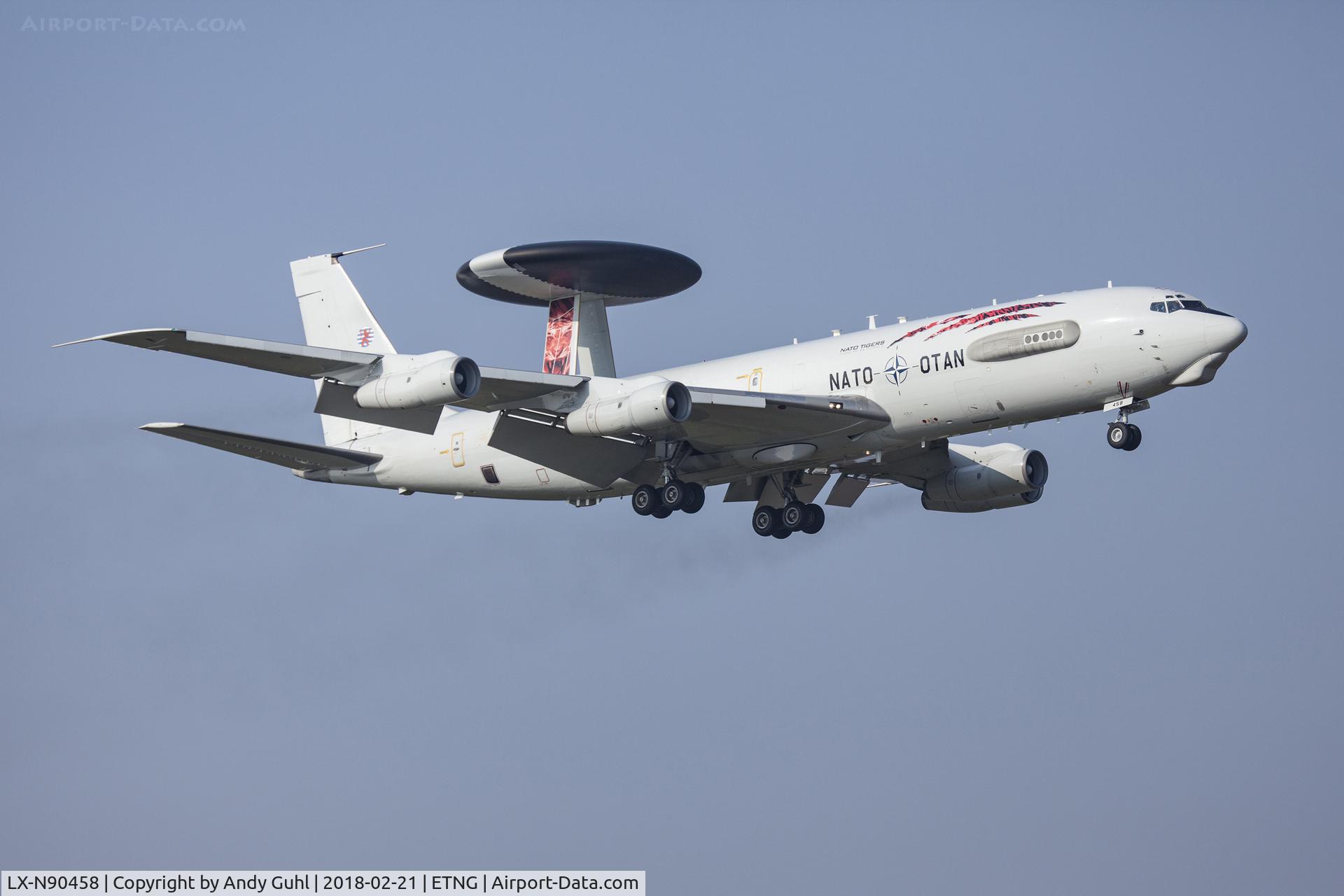LX-N90458, Boeing E-3A Sentry C/N 22853, E-3 Tiger