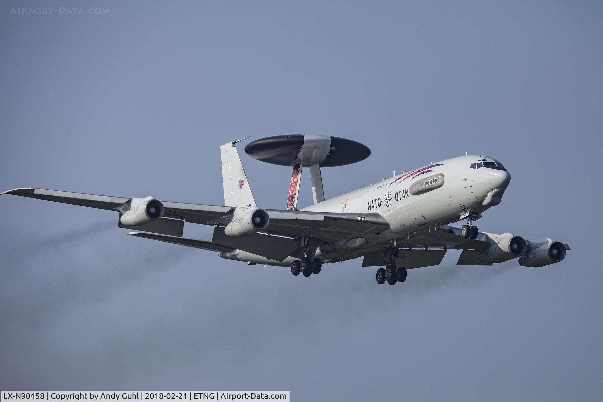 LX-N90458, Boeing E-3A Sentry C/N 22853, Boeing E-3 Tiger Awacs
