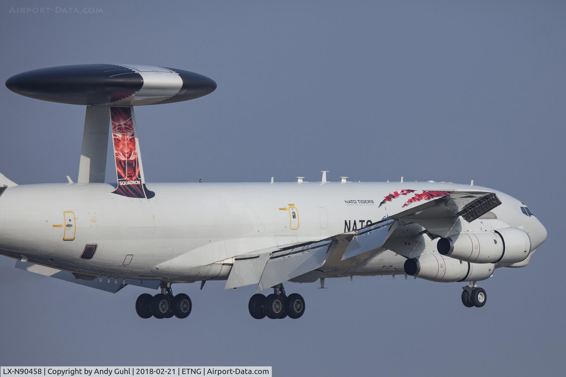 LX-N90458, Boeing E-3A Sentry C/N 22853, Rest in Peace Tiger