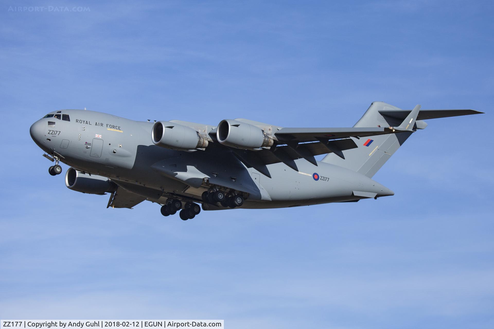 ZZ177, 2010 Boeing C-17A Globemaster III C/N F-227, RAF C-17