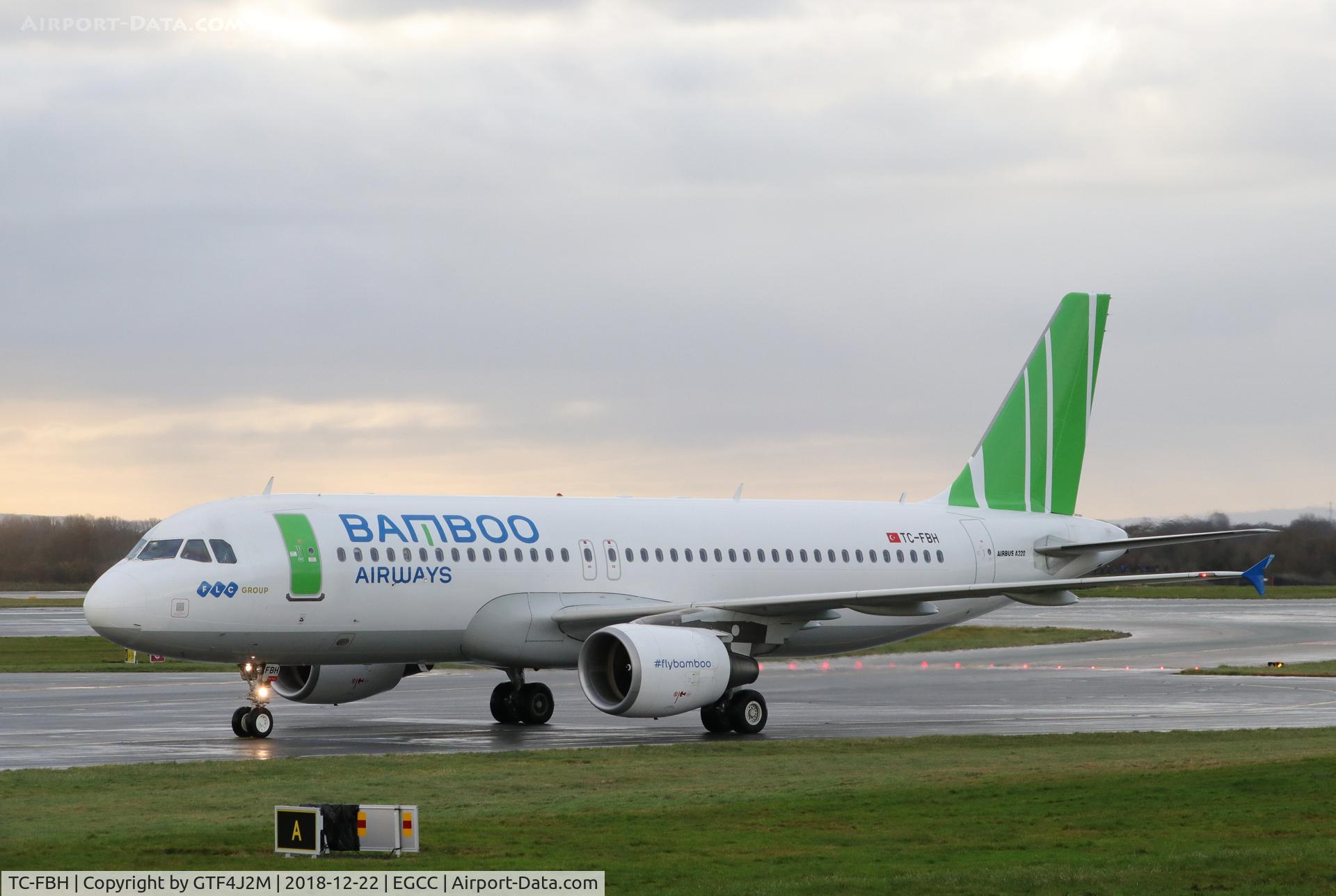 TC-FBH, 2010 Airbus A320-214 C/N 4207, TC-FBH at Manchester 22.12.18 prior to lease to Bamboo AW