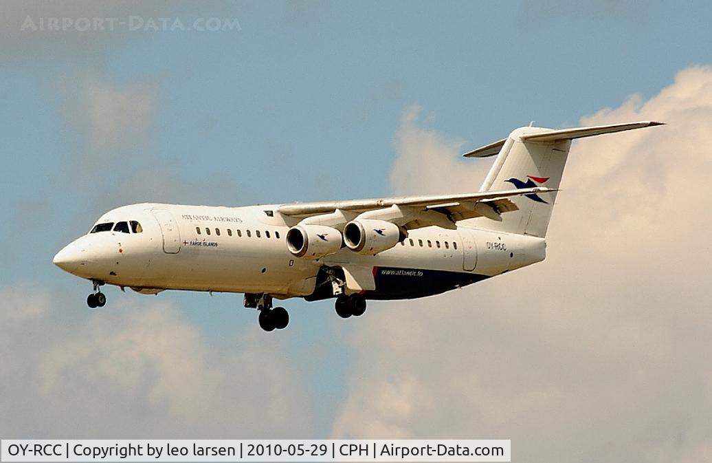 OY-RCC, 1999 British Aerospace Avro 146-RJ100 C/N E3357, Copenhagen Kastrup 29.5.2010