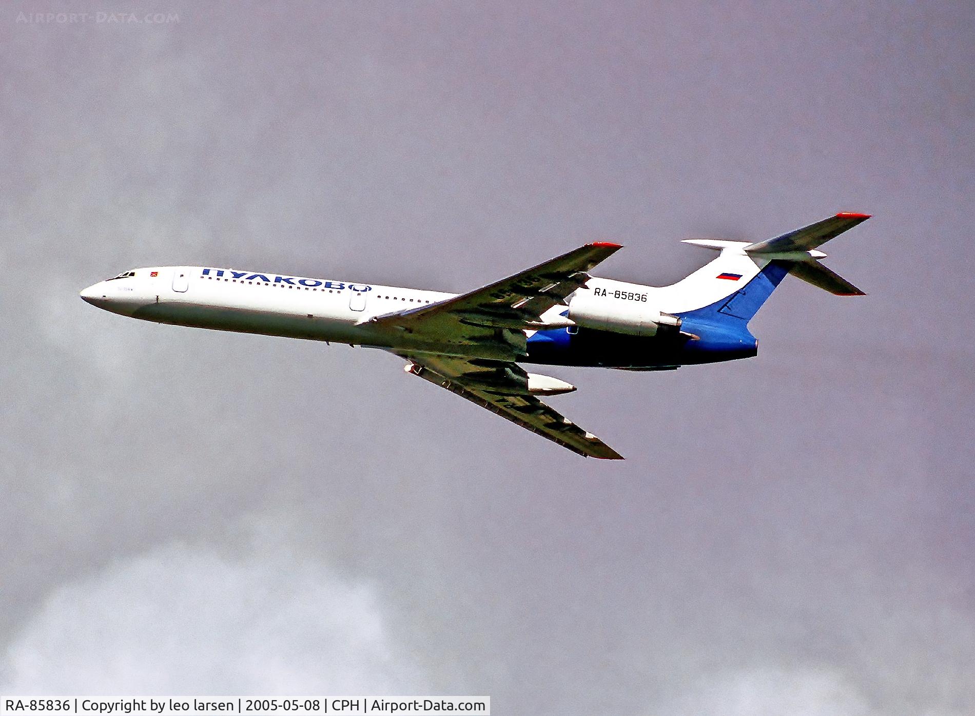 RA-85836, 1998 Tupolev Tu-154M C/N 98A1018, Copenhagen 8.5.2005