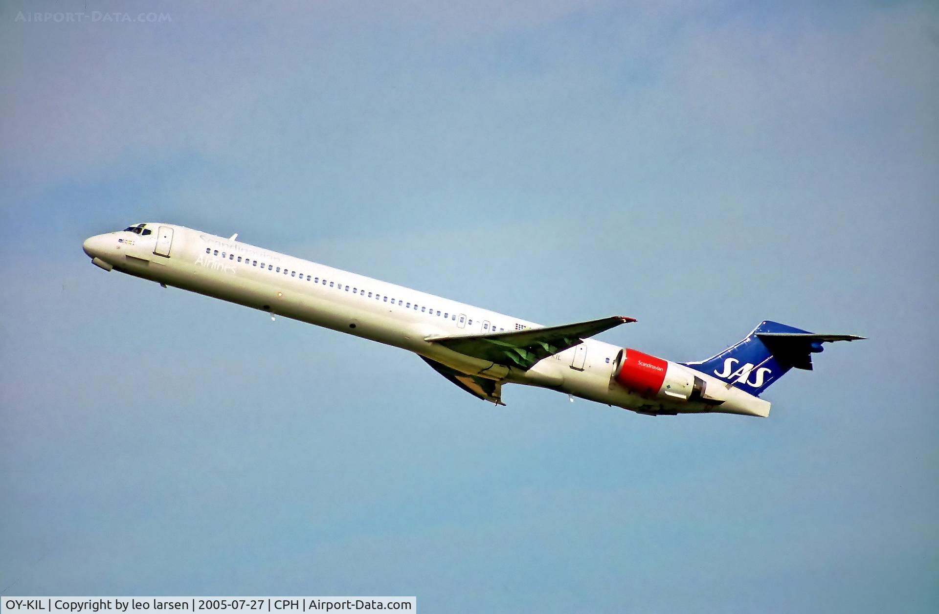 OY-KIL, 1996 McDonnell Douglas MD-90-30 C/N 53458, Copenhagen 27.7.2005