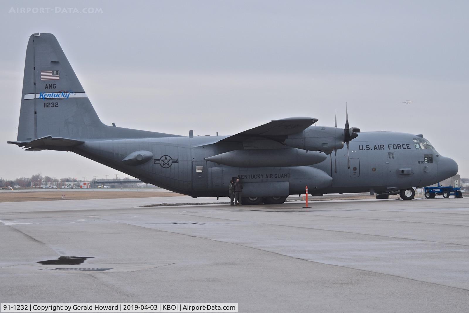 91-1232, 1991 Lockheed C-130H Hercules C/N 382-5282, Kentucky Air National Guard.