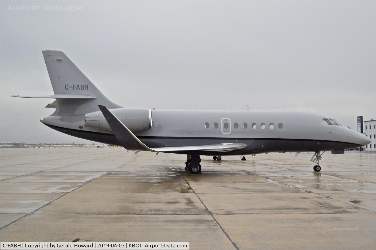 C-FABH, 2012 Dassault Falcon 2000LX C/N 244, Parked on the south GA ramp.