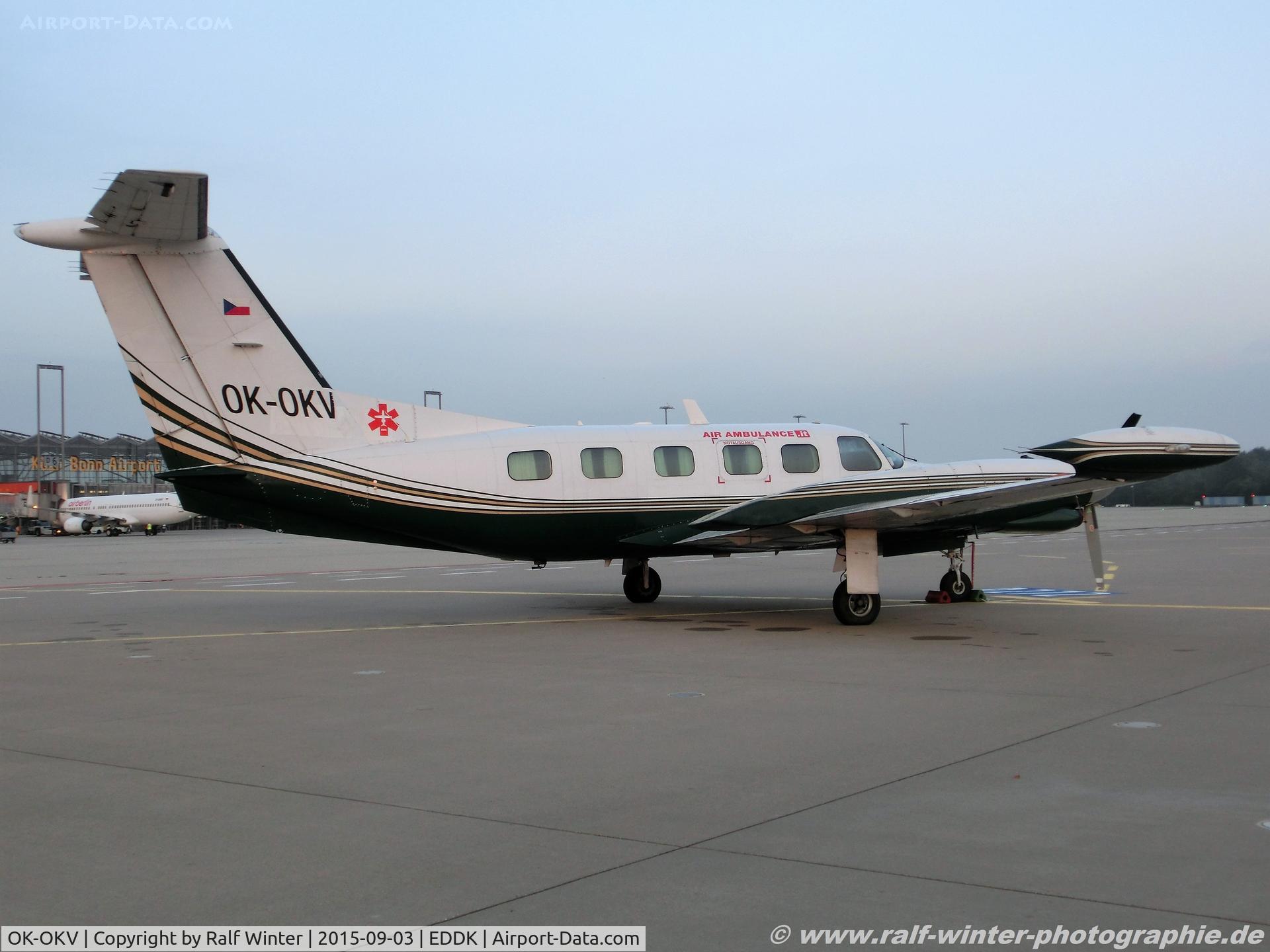 OK-OKV, 1981 Piper PA-42 Cheyenne III C/N 42-8001011, Piper PA-42-720 Cheyenne 3 - BOH Air Bohemia as - 42-8001011 - OK-OKV - 03.09.2015 - CGN
