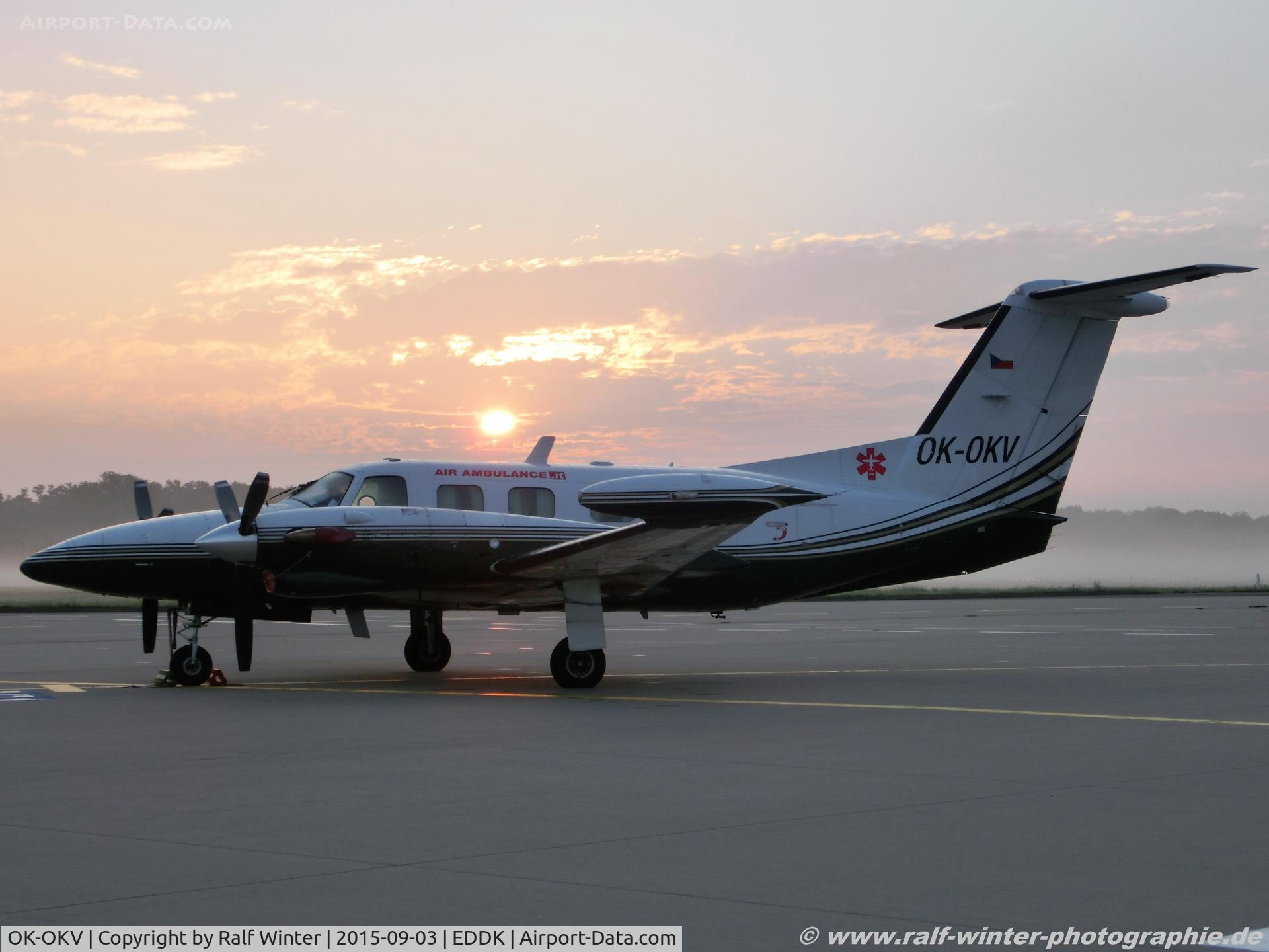 OK-OKV, 1981 Piper PA-42 Cheyenne III C/N 42-8001011, Piper PA-42-720 Cheyenne 3 - BOH Air Bohemia as - 42-8001011 - OK-OKV - 03.09.2015 - CGN
