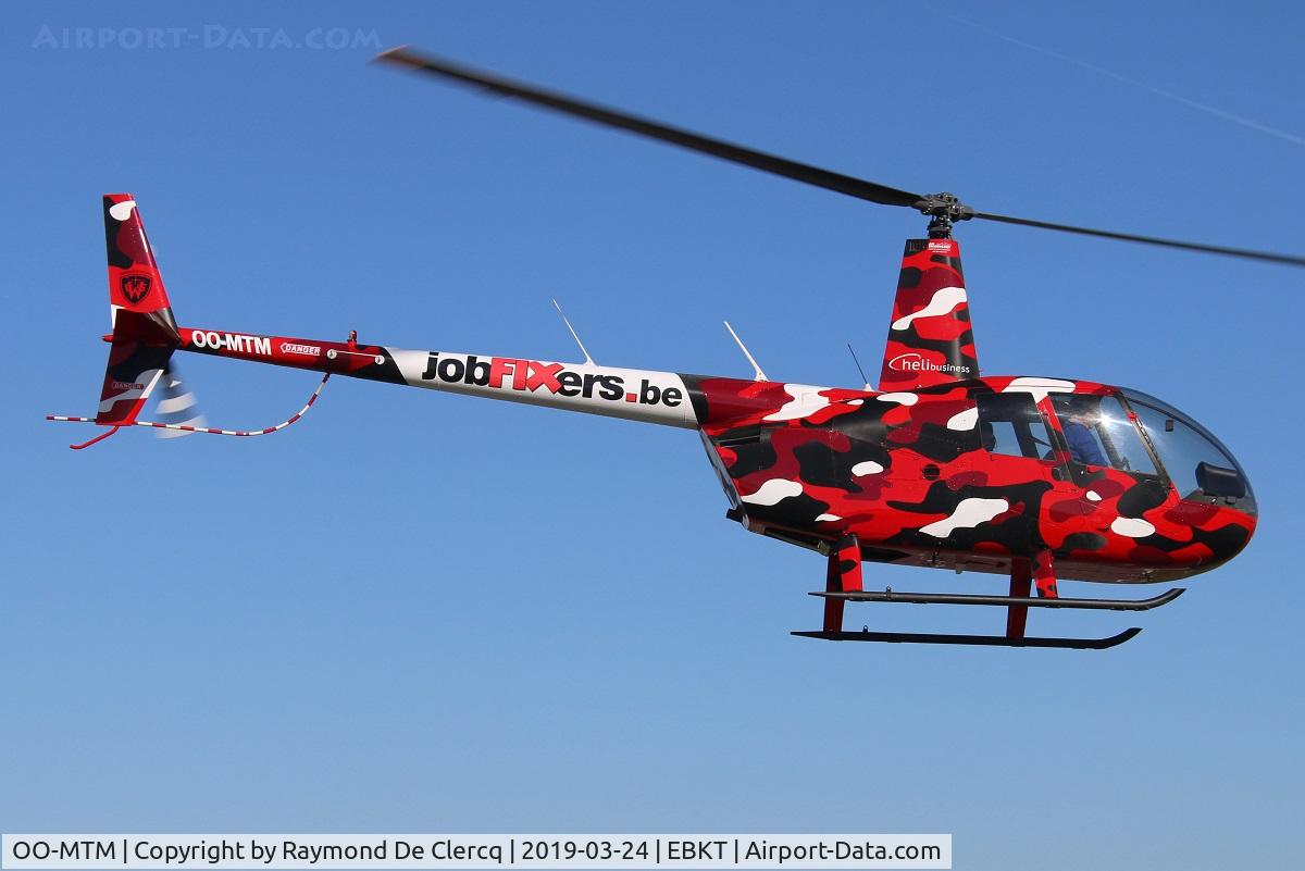 OO-MTM, 2006 Robinson R44 Raven II C/N 11420, New color scheme.