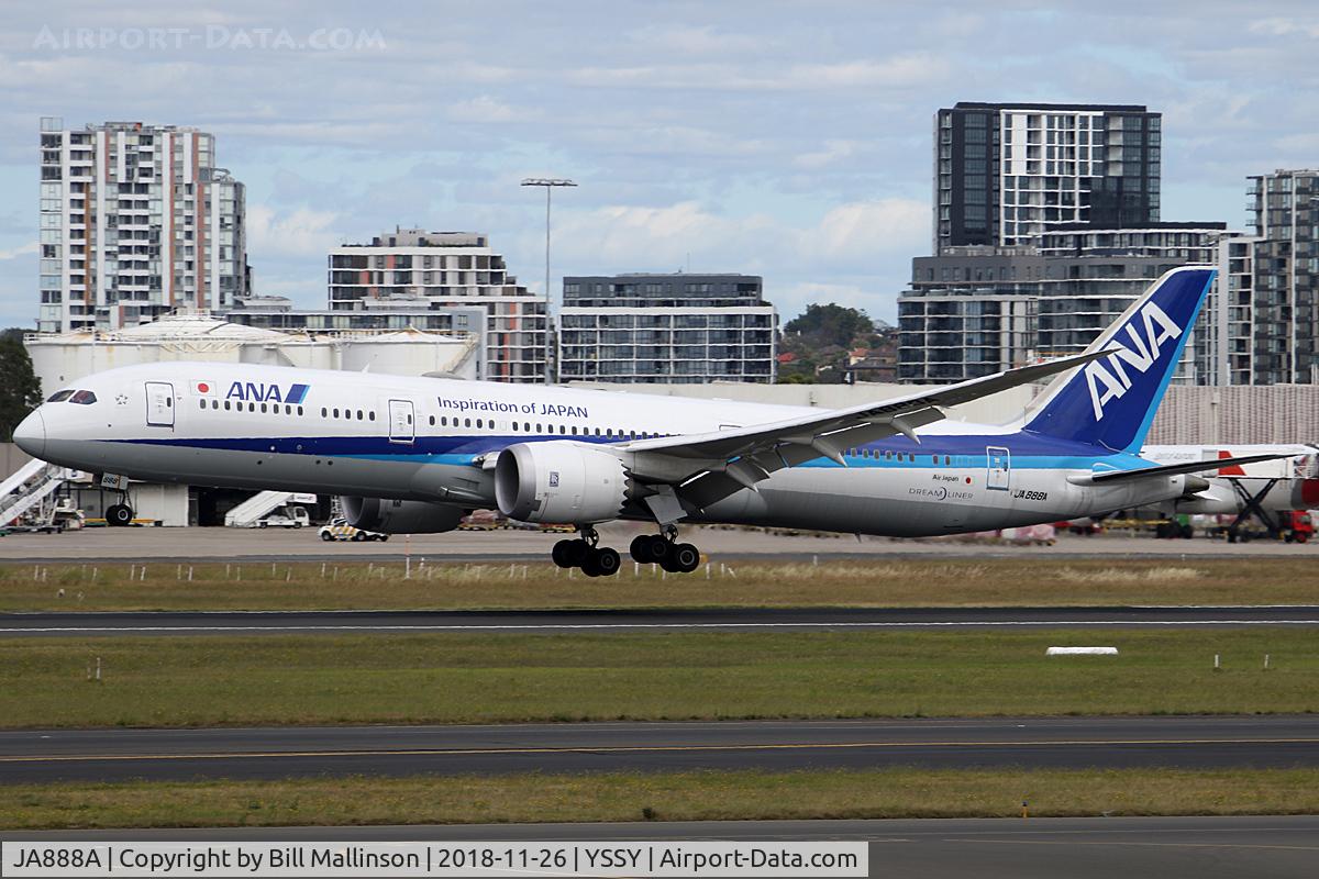 JA888A, 2016 Boeing 787-9 Dreamliner Dreamliner C/N 43864, ready for 16R