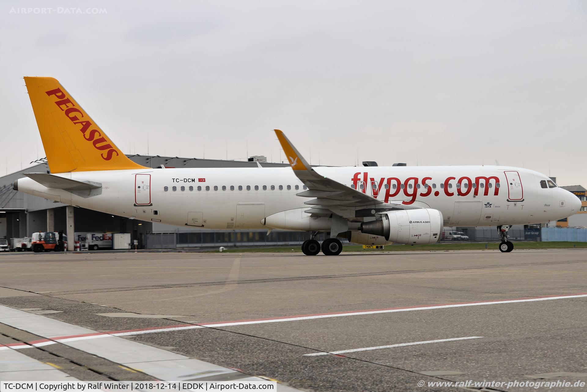 TC-DCM, 2016 Airbus A320-214 C/N 7200, Airbus A320-214(W) - H9 PGT Pegasus 'Buse' - 7200 - TC-DCM - 14.12.2018 - CGN