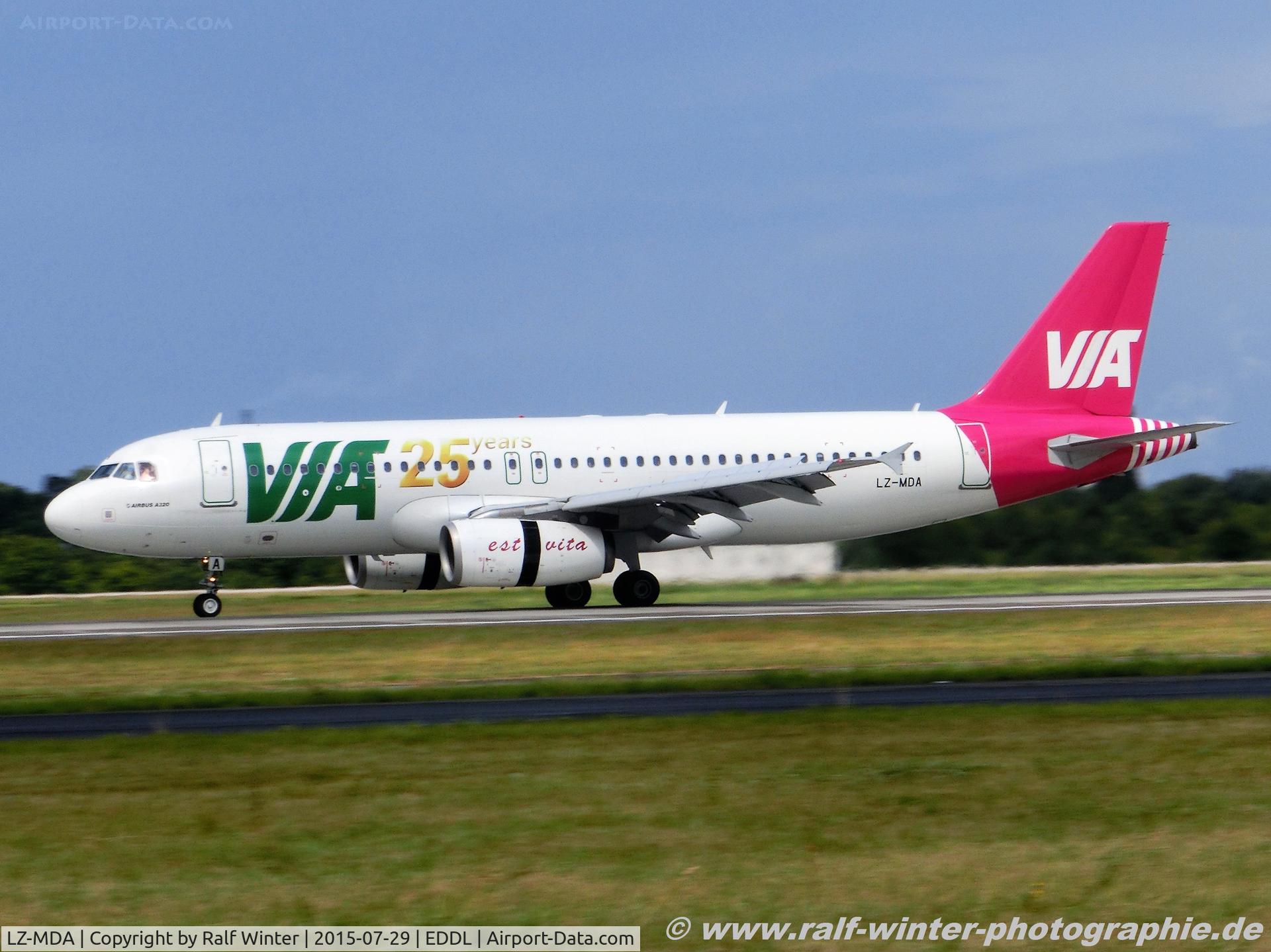 LZ-MDA, 2006 Airbus A320-232 C/N 2732, Airbus A320-232 - VL VIM Air Via '75 years' - 2732 - LZ-MDA - 29.07.2015 - DUS