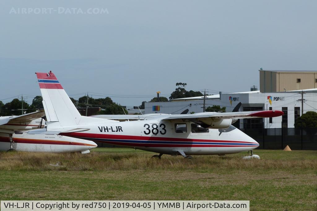 VH-LJR, 1975 Partenavia P-68B C/N 41, Partenavia P68 at Moorabbin Apr 5 2019