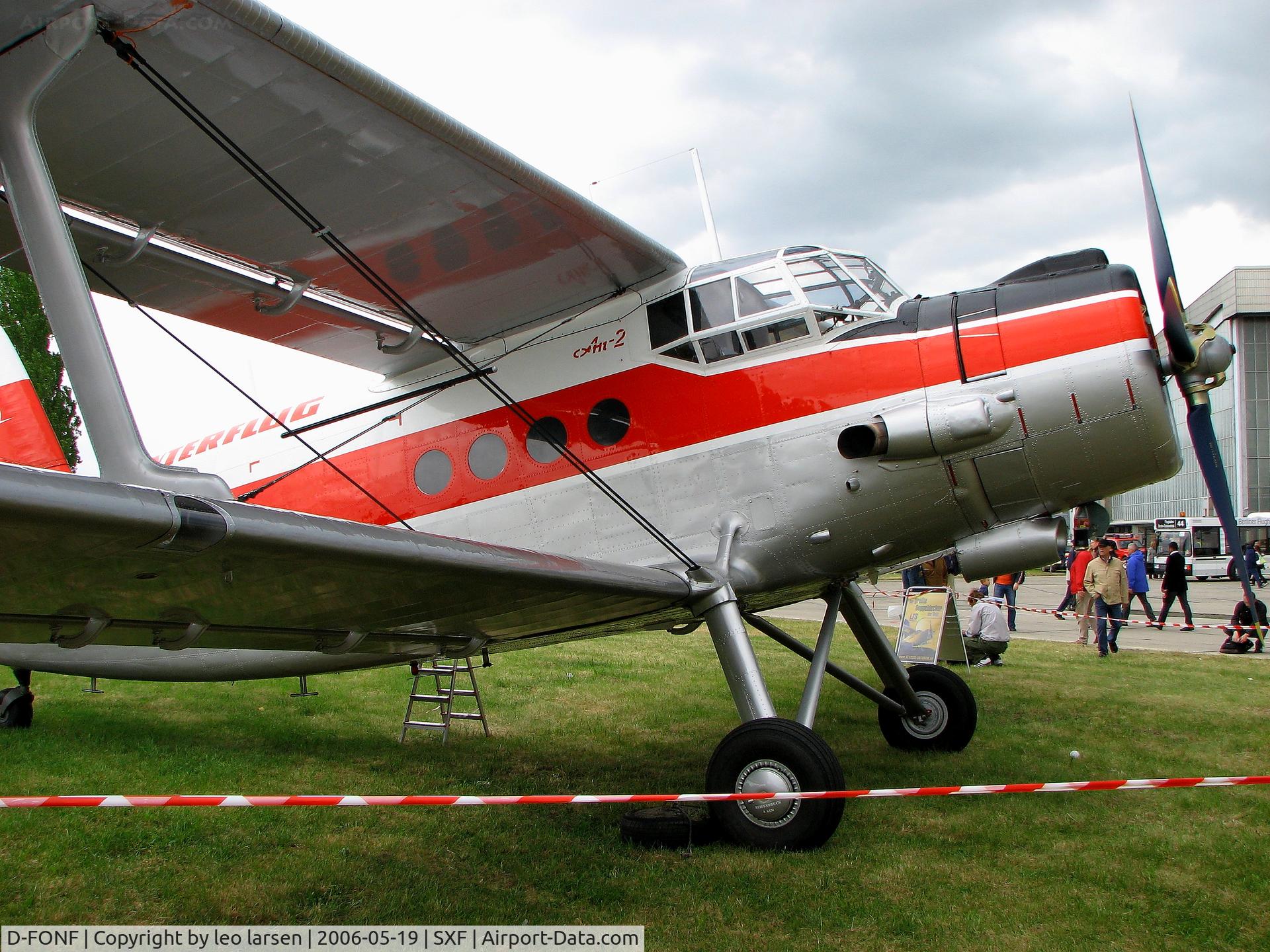 D-FONF, 1962 Antonov An-2TP C/N 117447319, Berlin Air Show 19.5.2006