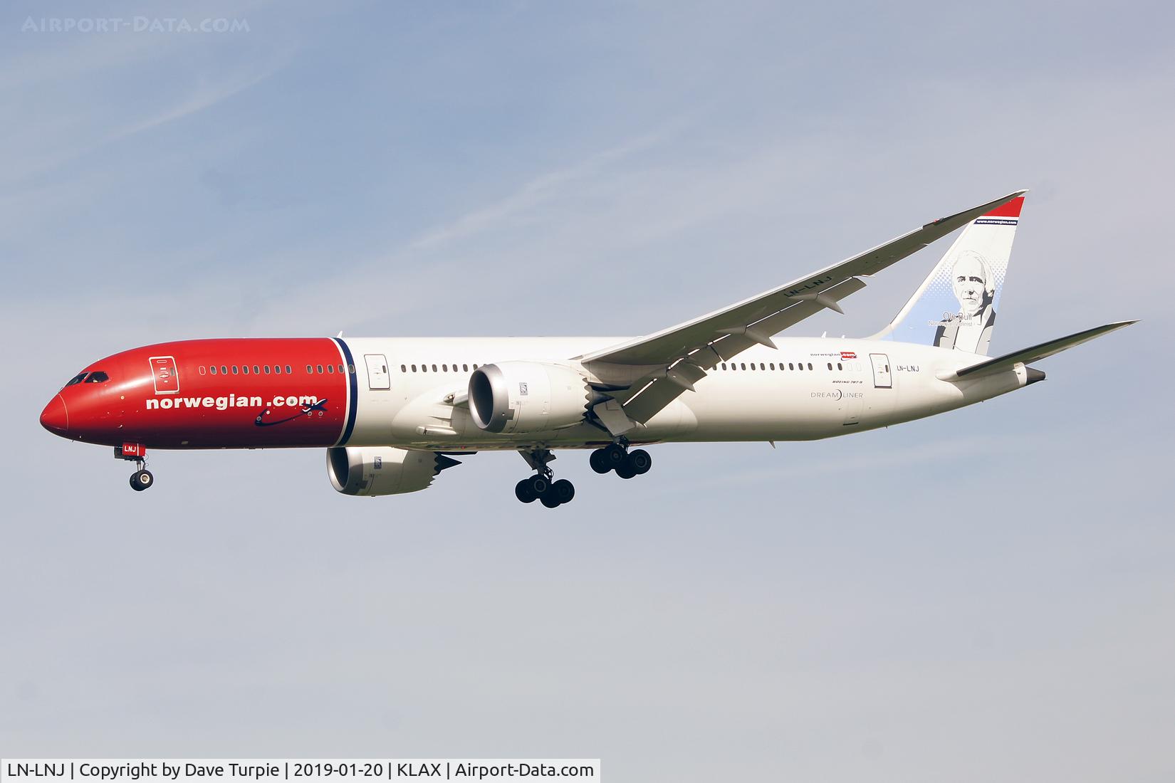 LN-LNJ, 2016 Boeing 787-9 Dreamliner C/N 37308, Honoring Ole Bull, Norwegian Violinist.
