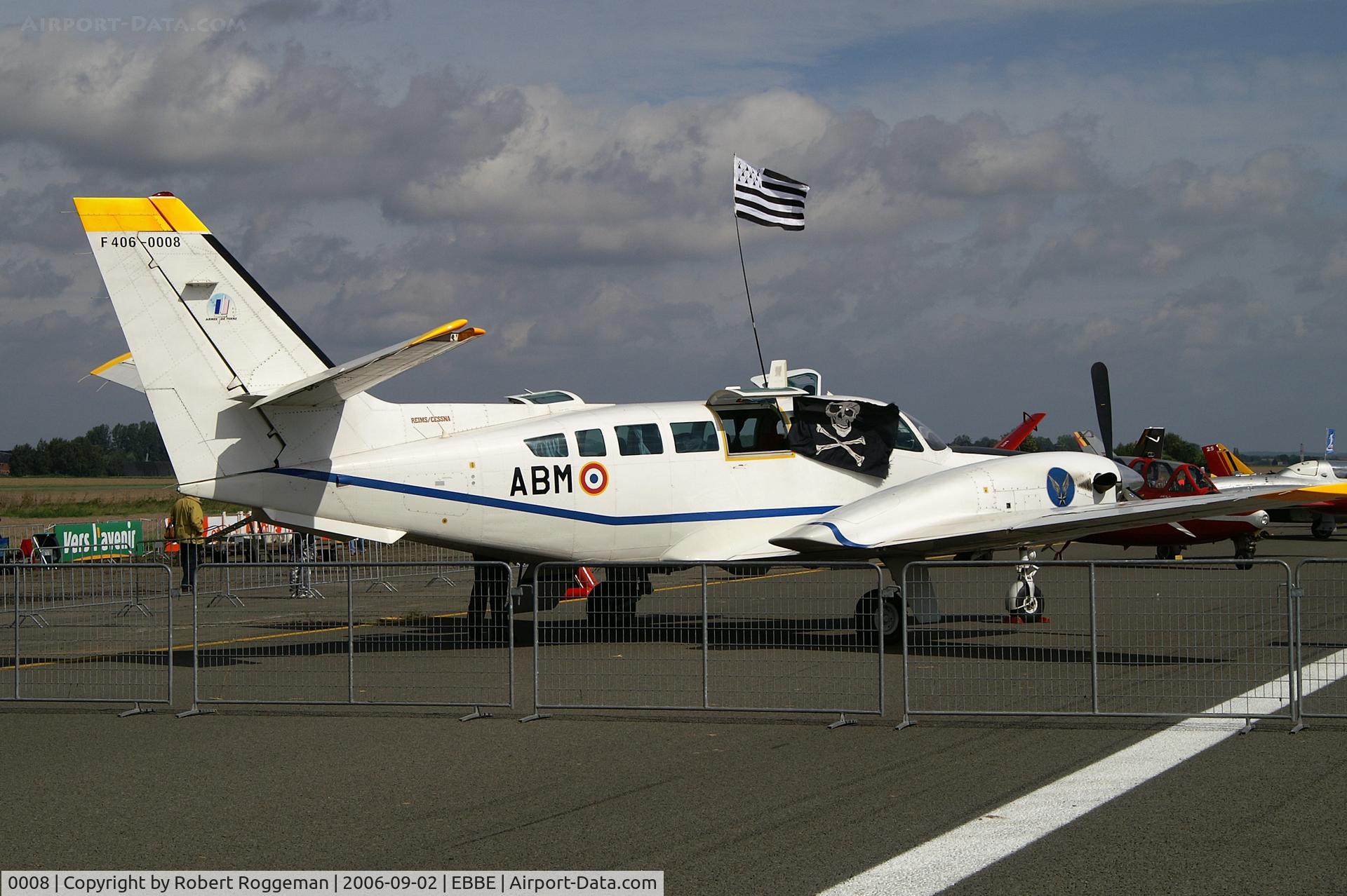 0008, 1987 Reims Cessna F406 Caravan II C/N F406-0008, DEFENCE DAY.ABM F406-0008.