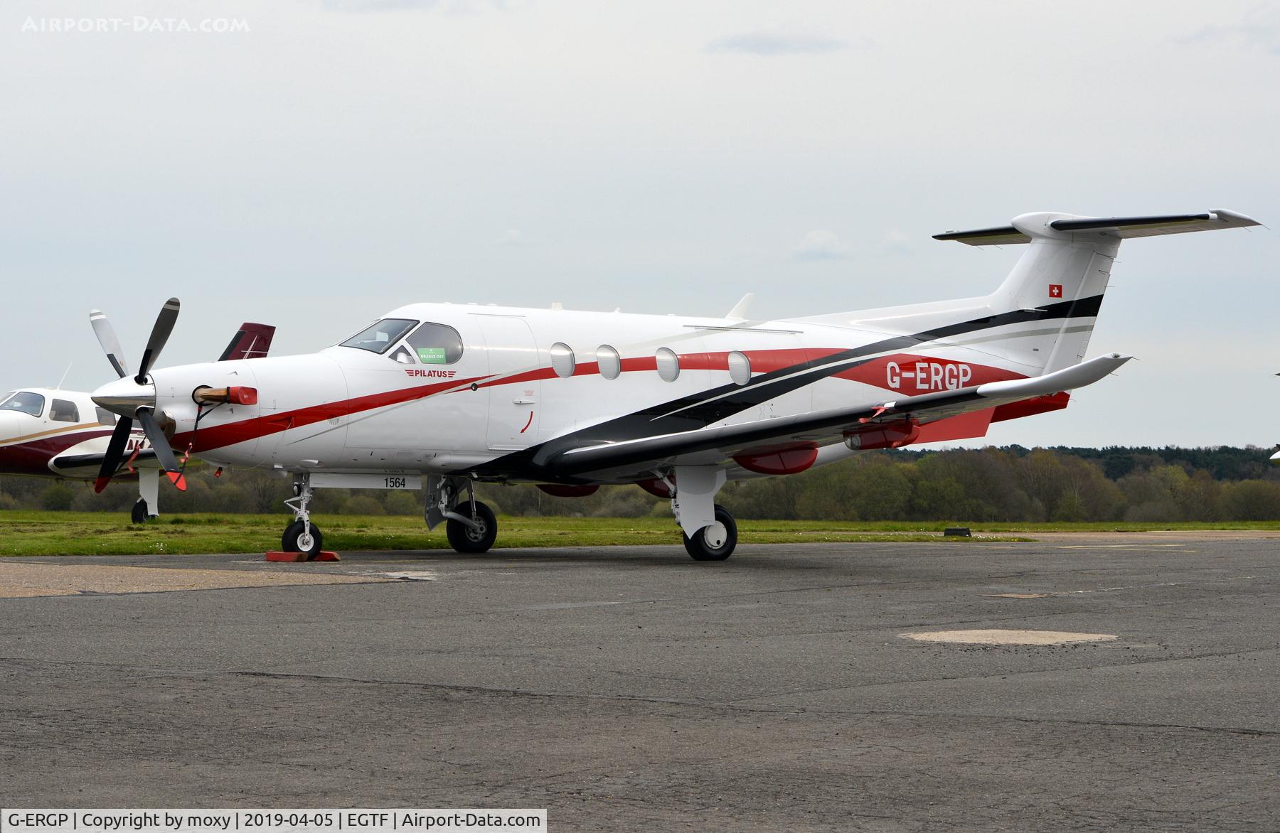 G-ERGP, 2015 Pilatus PC-12/47E C/N 1564, Pilatus PC-12/47E at Fairoaks.