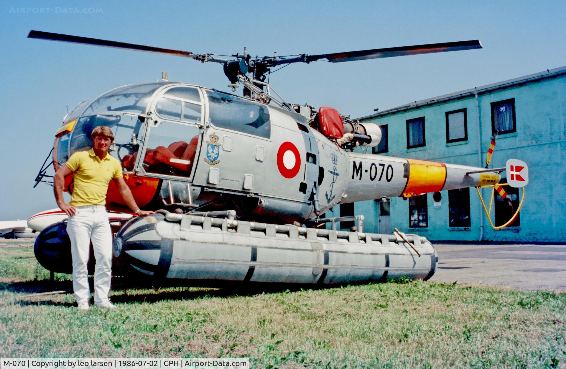 M-070, 1962 Sud Aviation S.E.3160 Alouette III C/N 1070, Copenhagen 2.7.1986