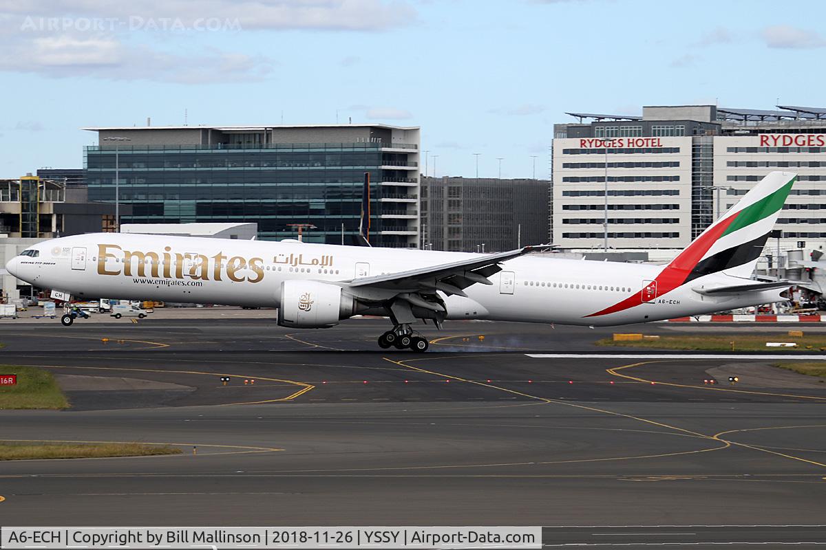 A6-ECH, 2008 Boeing 777-31H/ER C/N 35581, in from BKK