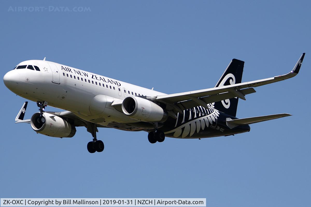 ZK-OXC, 2013 Airbus A320-232 C/N 5847, finals