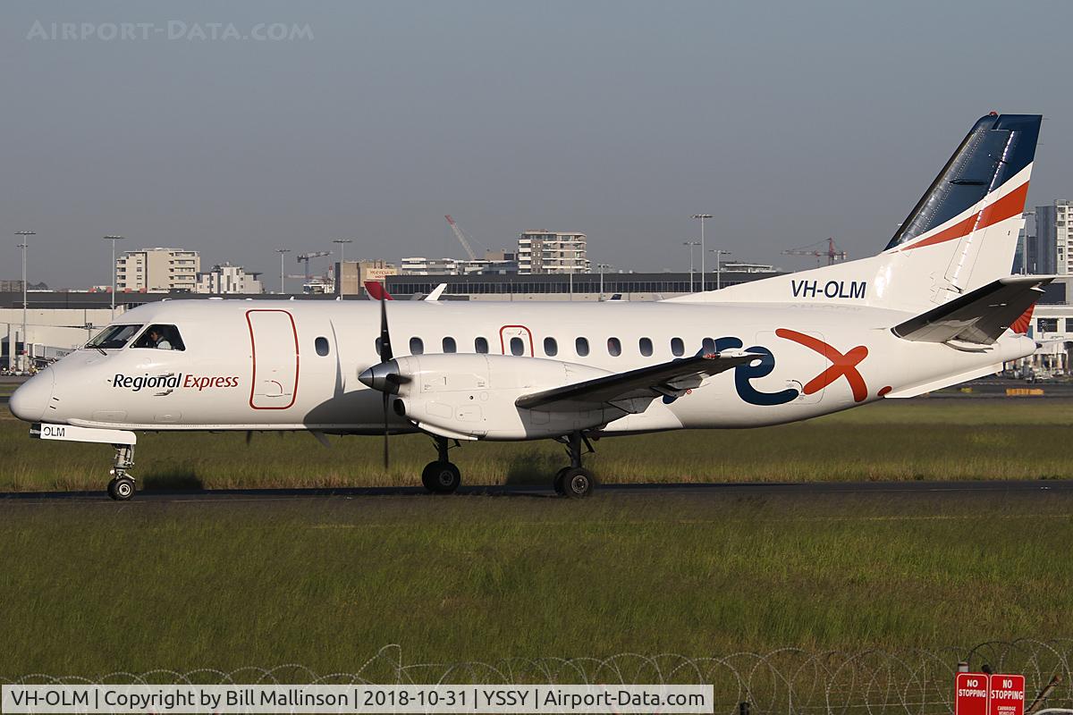 VH-OLM, 1990 Saab 340B C/N 340B-205, taxiing