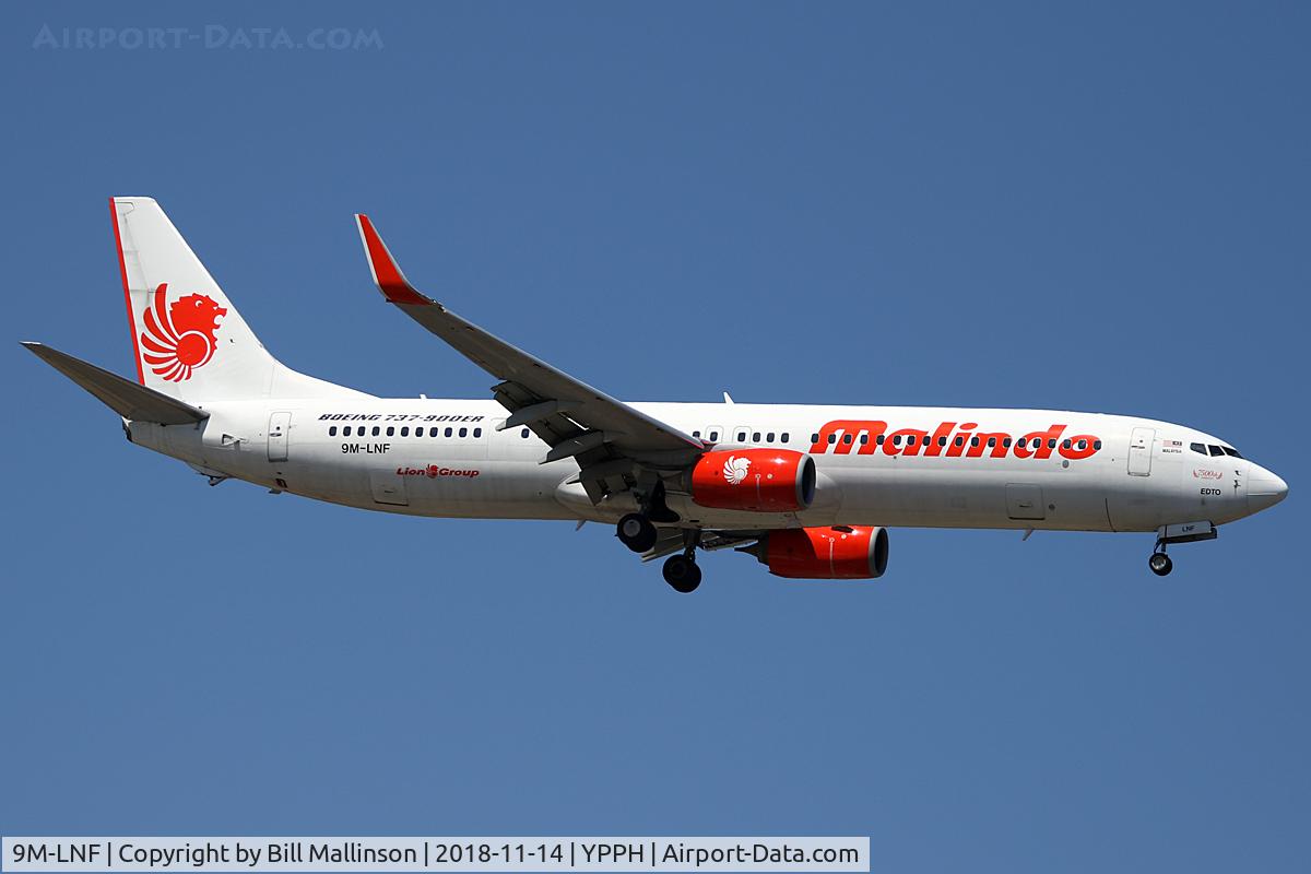 9M-LNF, 2013 Boeing 737-9GP/ER C/N 38687, finals