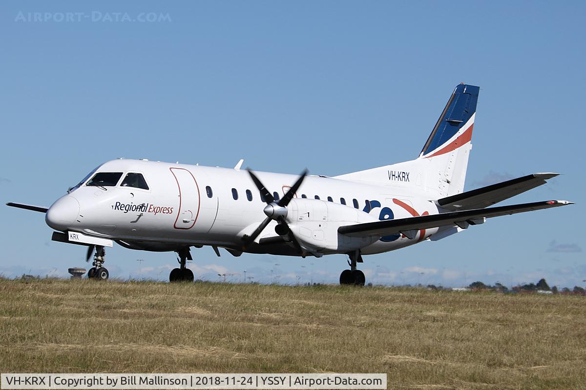 VH-KRX, 1991 Saab 340B C/N 340B-290, taxiing