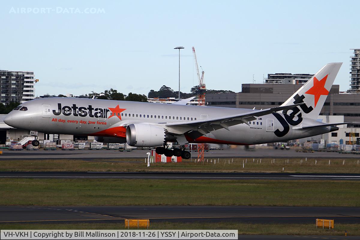 VH-VKH, 2014 Boeing 787-8 Dreamliner C/N 36233, from DPS