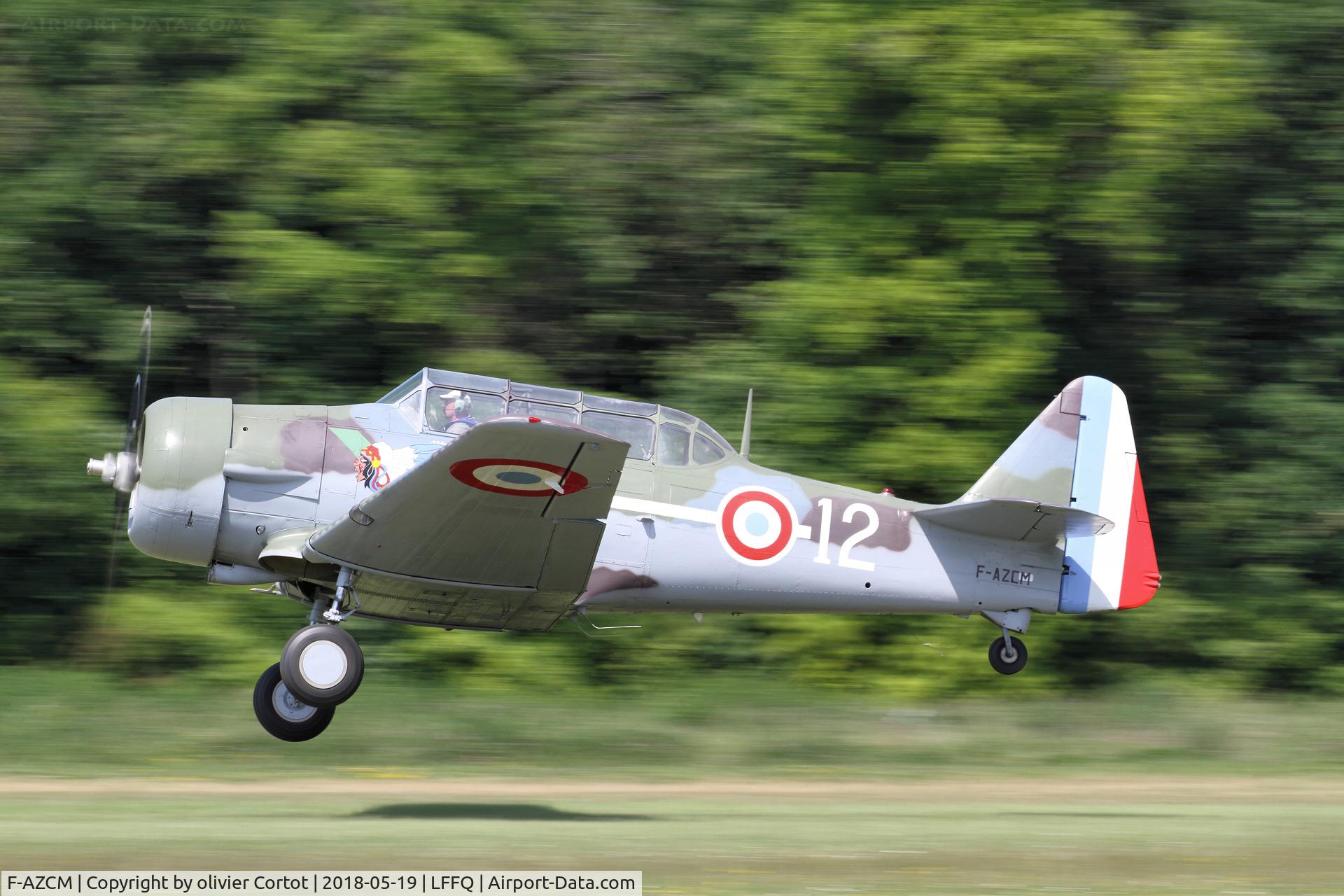 F-AZCM, 1951 North American T-6G Texan C/N 182-179, Ferte Alais airshow