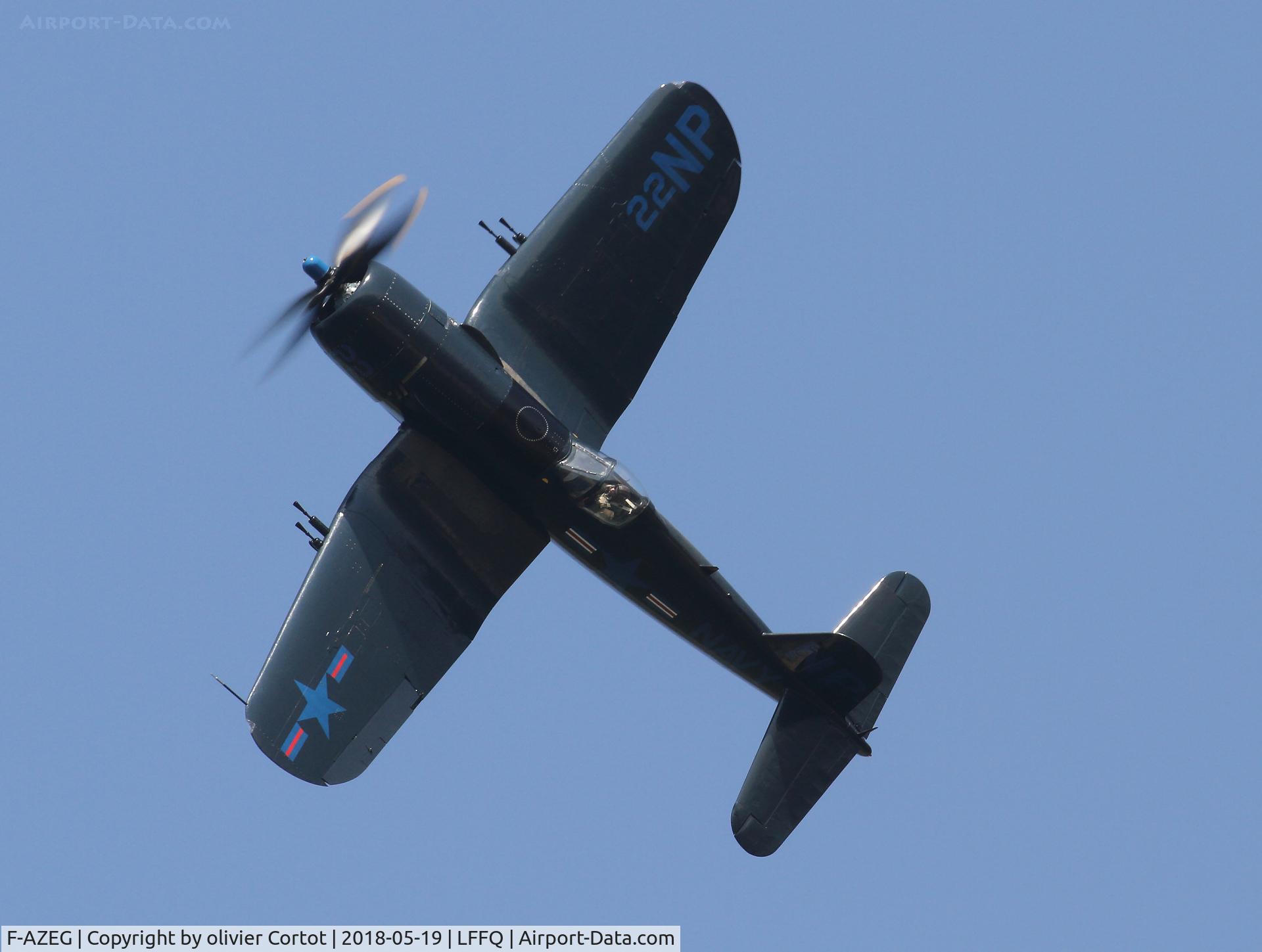 F-AZEG, 1944 Vought F4U-5NL Corsair C/N 124-724, Ferte Alais airshow