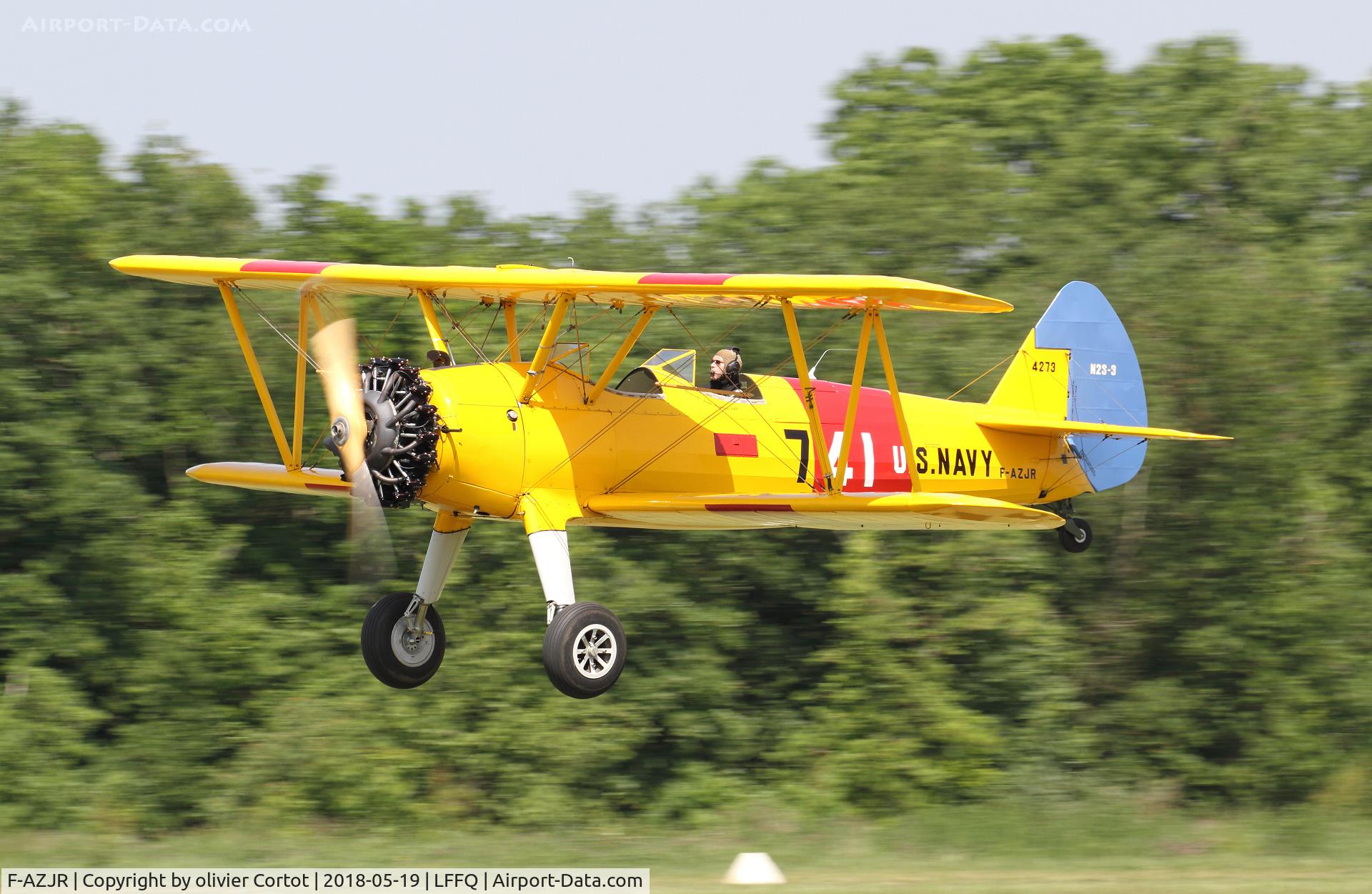 F-AZJR, 1942 Boeing-Stearman PT-13D (E75) C/N 75-5656, Ferte Alais 2018