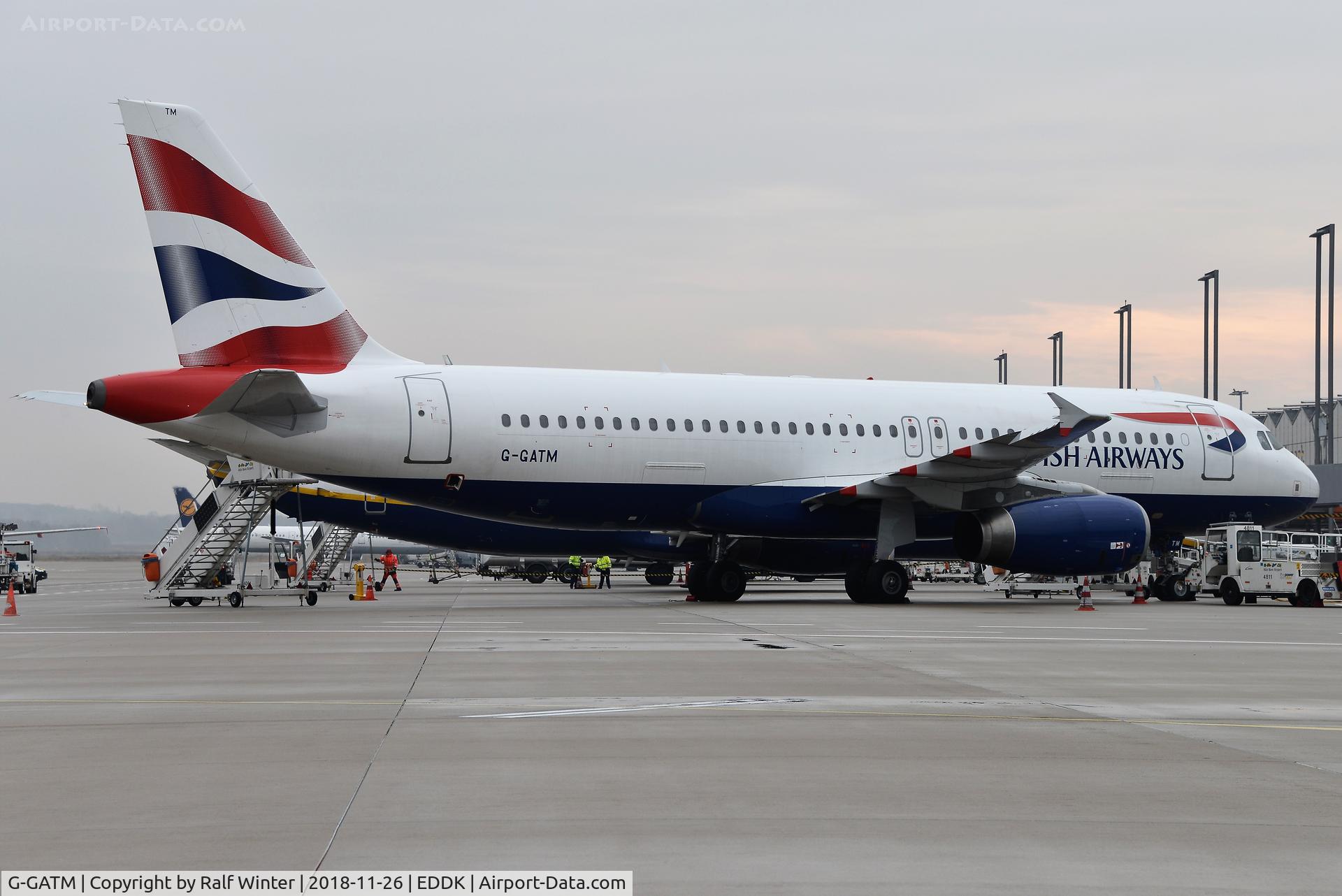 G-GATM, 2002 Airbus A320-233 C/N 1892, Airbus A320-333 - BA BAW British Airways - 1892 - G-GATM - 26.11.2018 - CGN
