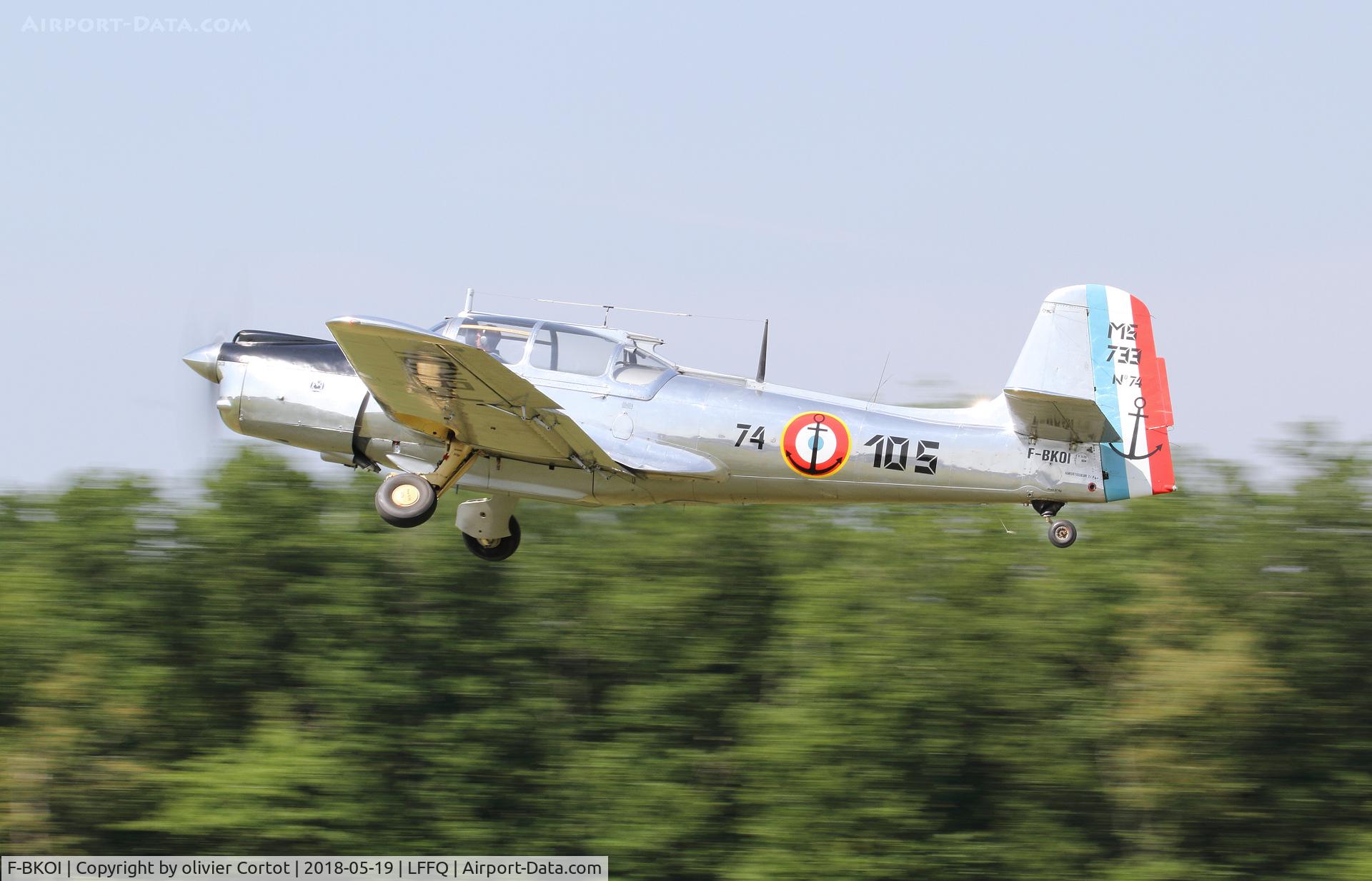 F-BKOI, Morane-Saulnier MS-733 Alcyon C/N 74, Ferte alais 2018