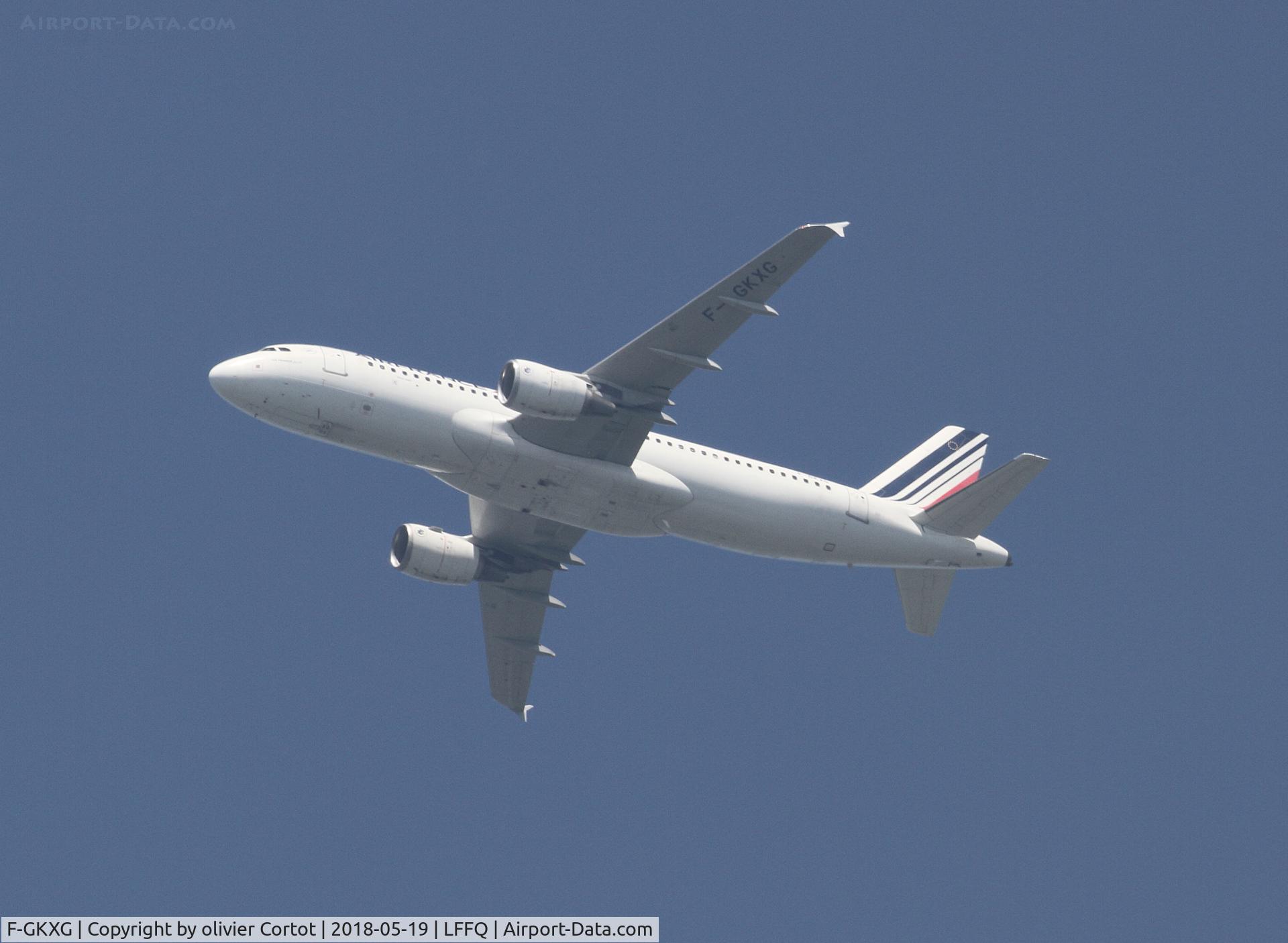F-GKXG, 2002 Airbus A320-214 C/N 1894, Flying over the Ferte Alais