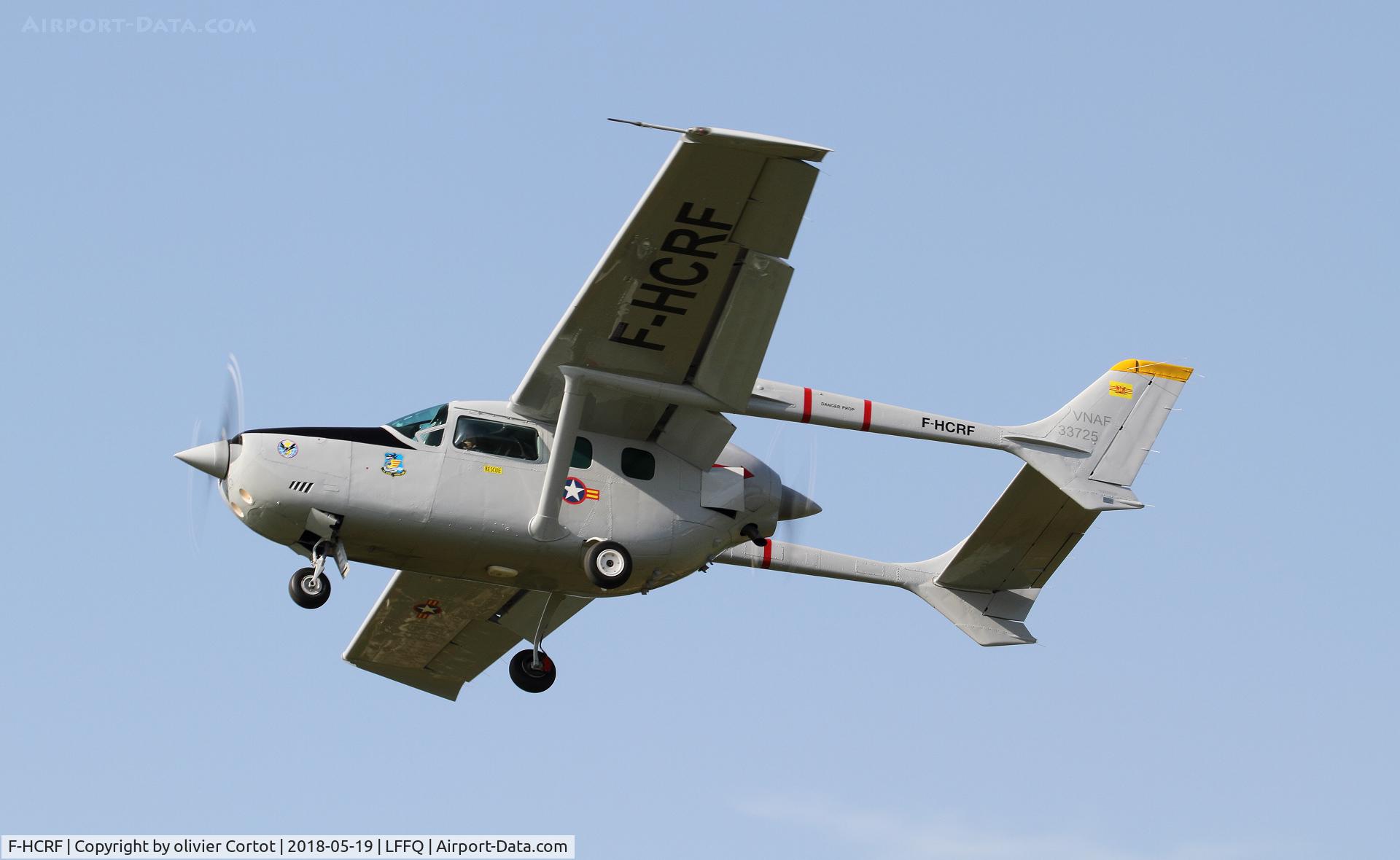 F-HCRF, Reims Cessna F337G Super Skymaster C/N 0025, Ferte Alais airshow