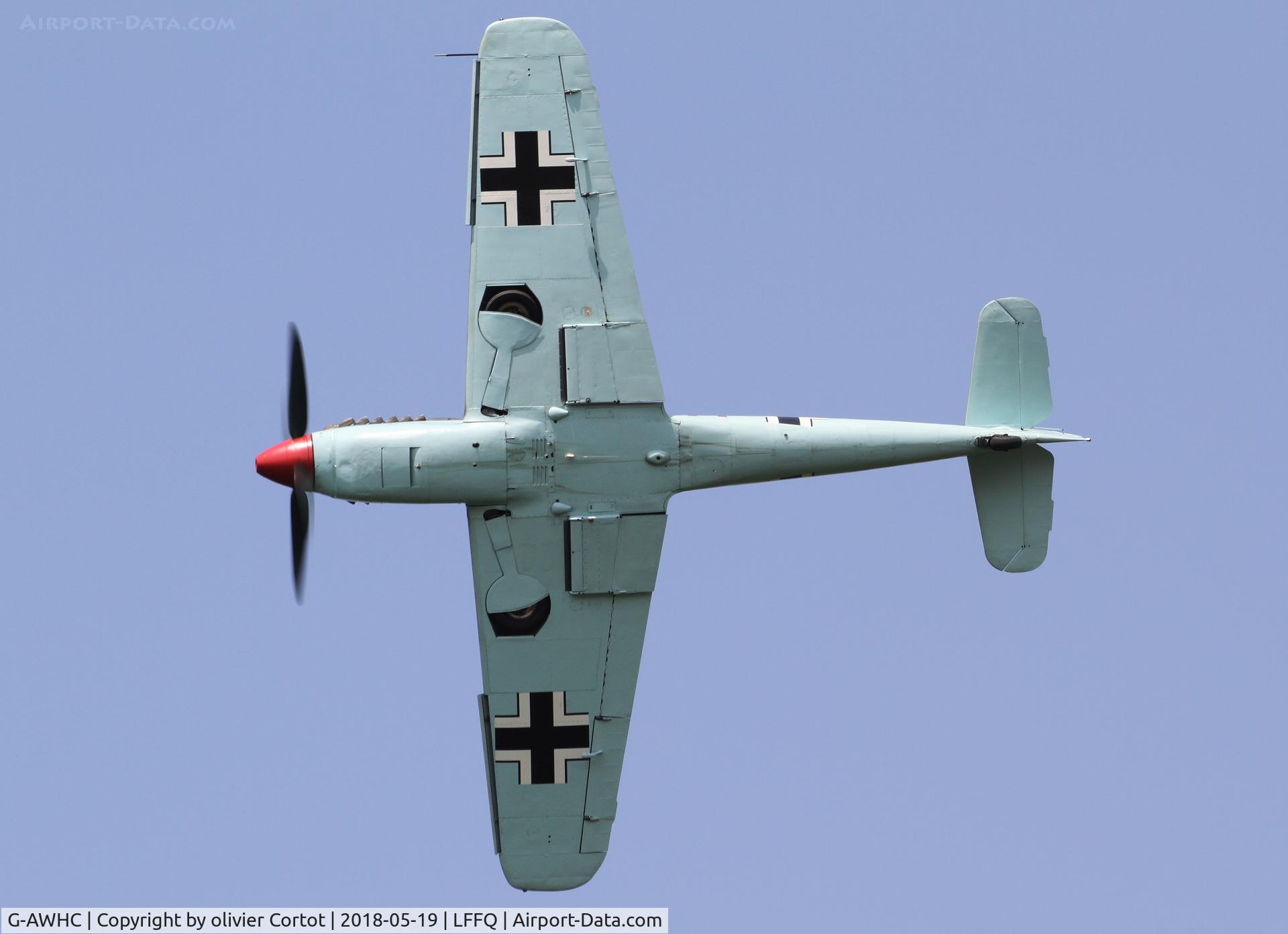 G-AWHC, 1954 Hispano HA-1112 M4L C/N 40/2, Ferte Alais 2018