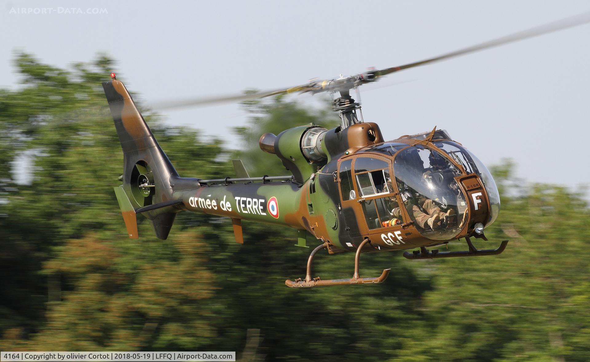 4164, Aérospatiale SA-342M Gazelle C/N 2164, Ferte alais airshow