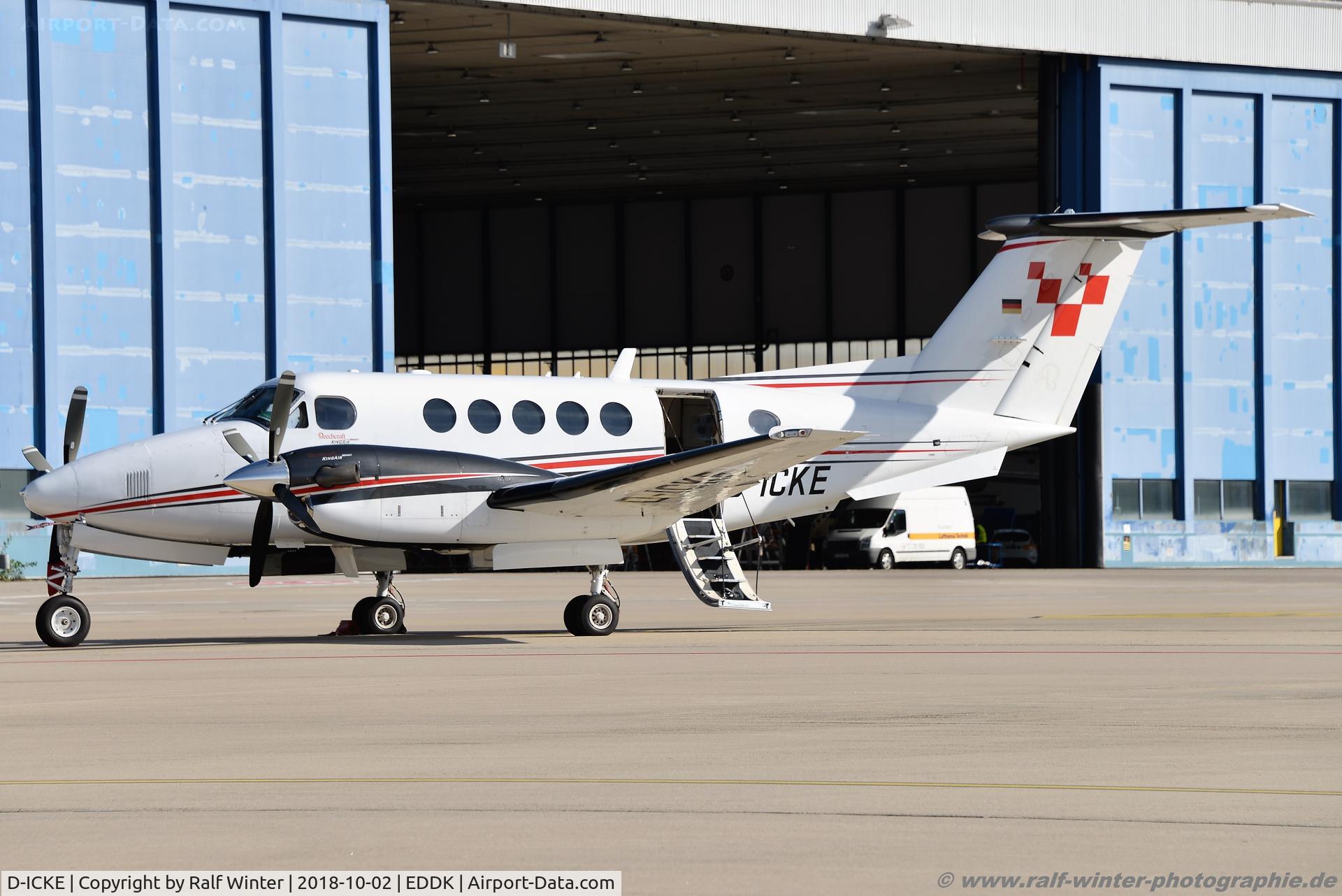 D-ICKE, 2009 Hawker Beechcraft B200GT King Air C/N BY-96, Beechcraft B200GT Super King Air - Private - BY-96 - D-ICKE - 2.10.2018 - CGN