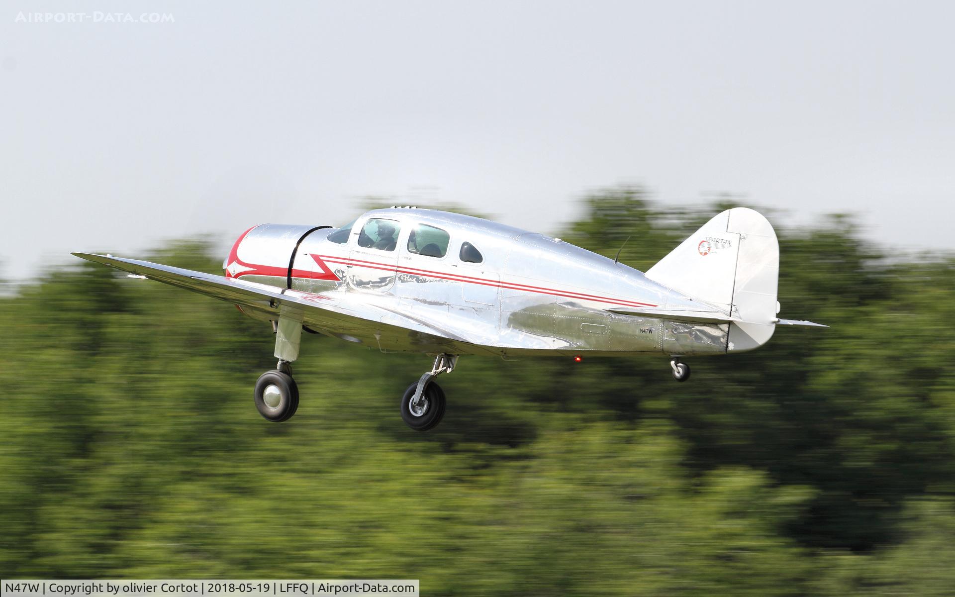 N47W, 1939 Spartan 7W Executive C/N 25, Ferte Alais airshow