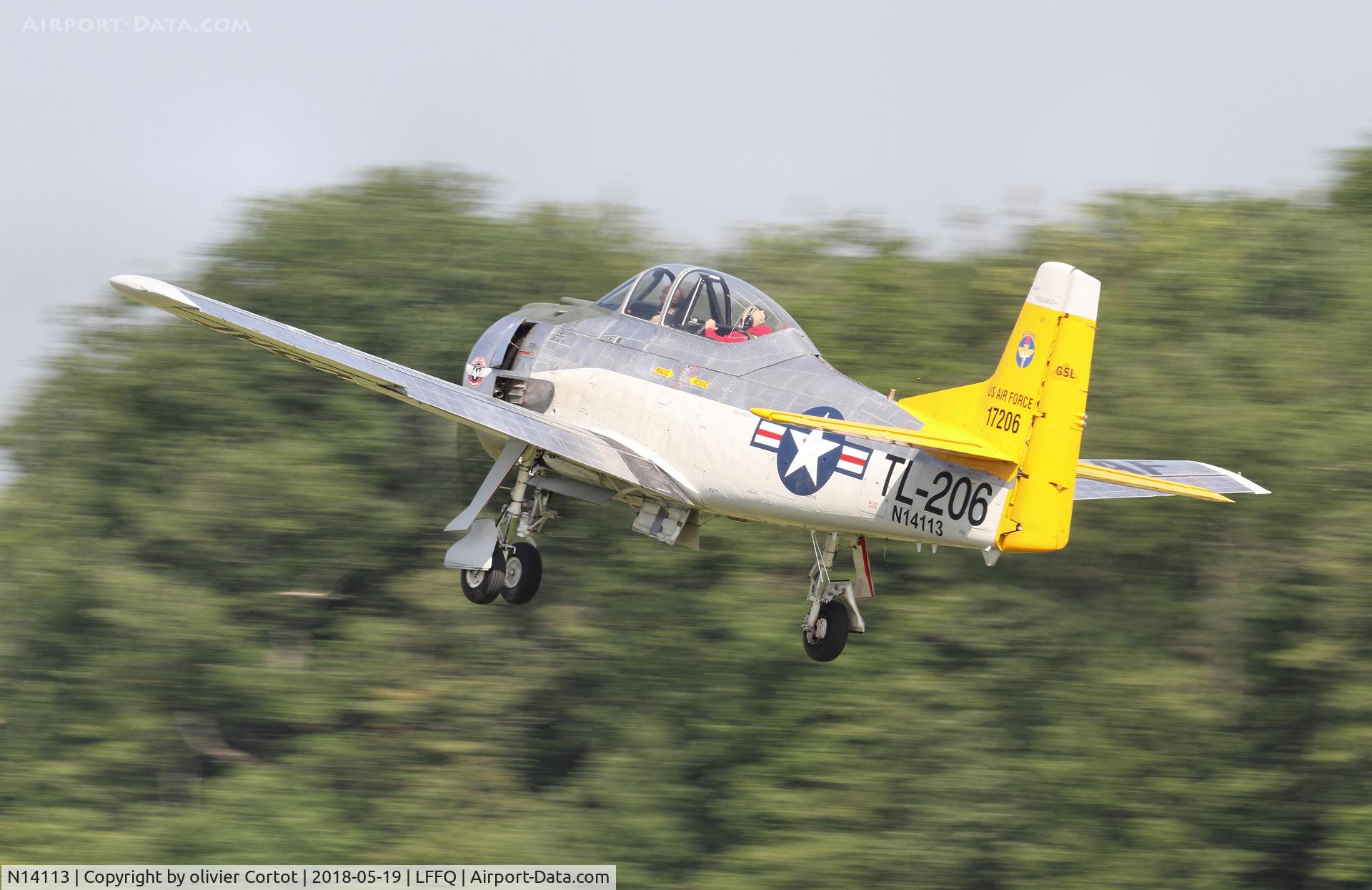 N14113, 1951 North American T-28A Fennec C/N 81-1, deserve a better livery