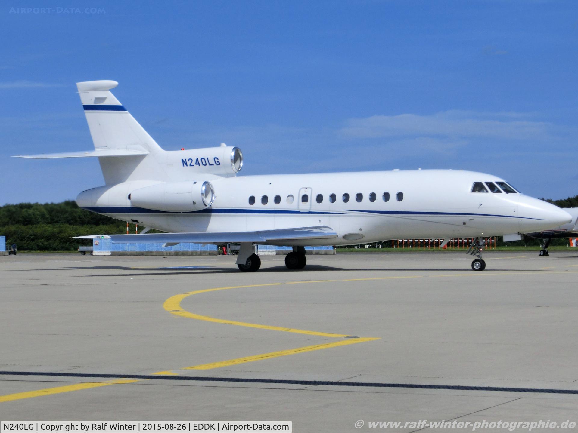 N240LG, 1999 Dassault Falcon 900EX C/N 61, Dassault Falcon 900EX - LLA Operations LLC Denver - 61 - N240LG - 26.08.2015 - CGN