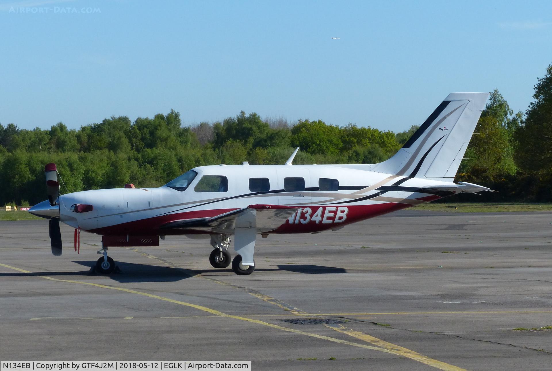 N134EB, 2010 Piper PA-46-500TP Malibu Meridian C/N 4697438, N134EB at Blackbushe 5.5.18
