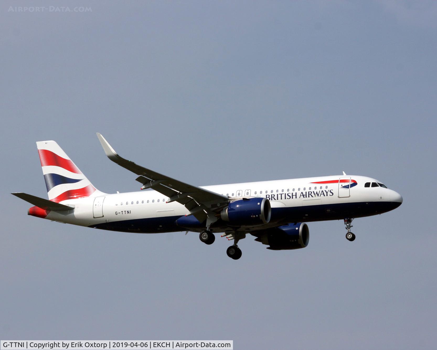 G-TTNI, 2019 Airbus A320-251N C/N 8767, G-TTNI landing rw 04L