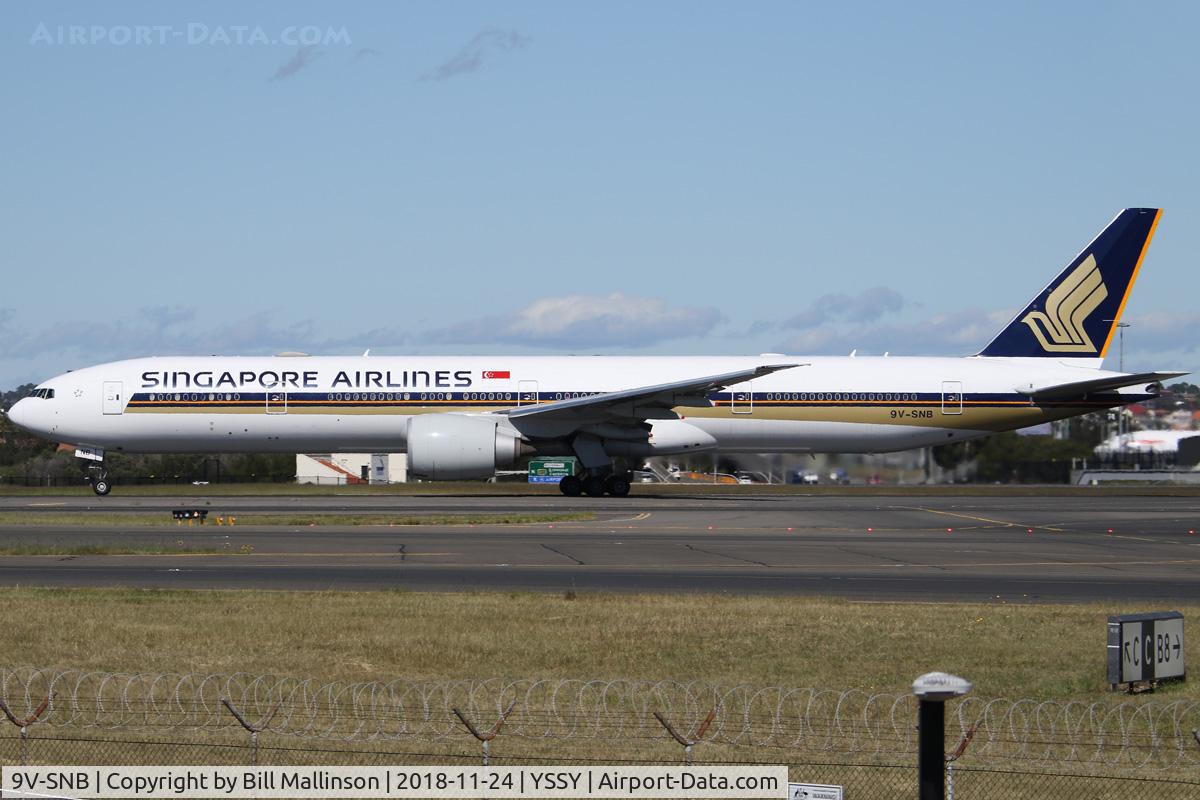 9V-SNB, 2015 Boeing 777-312/ER C/N 42241, away home