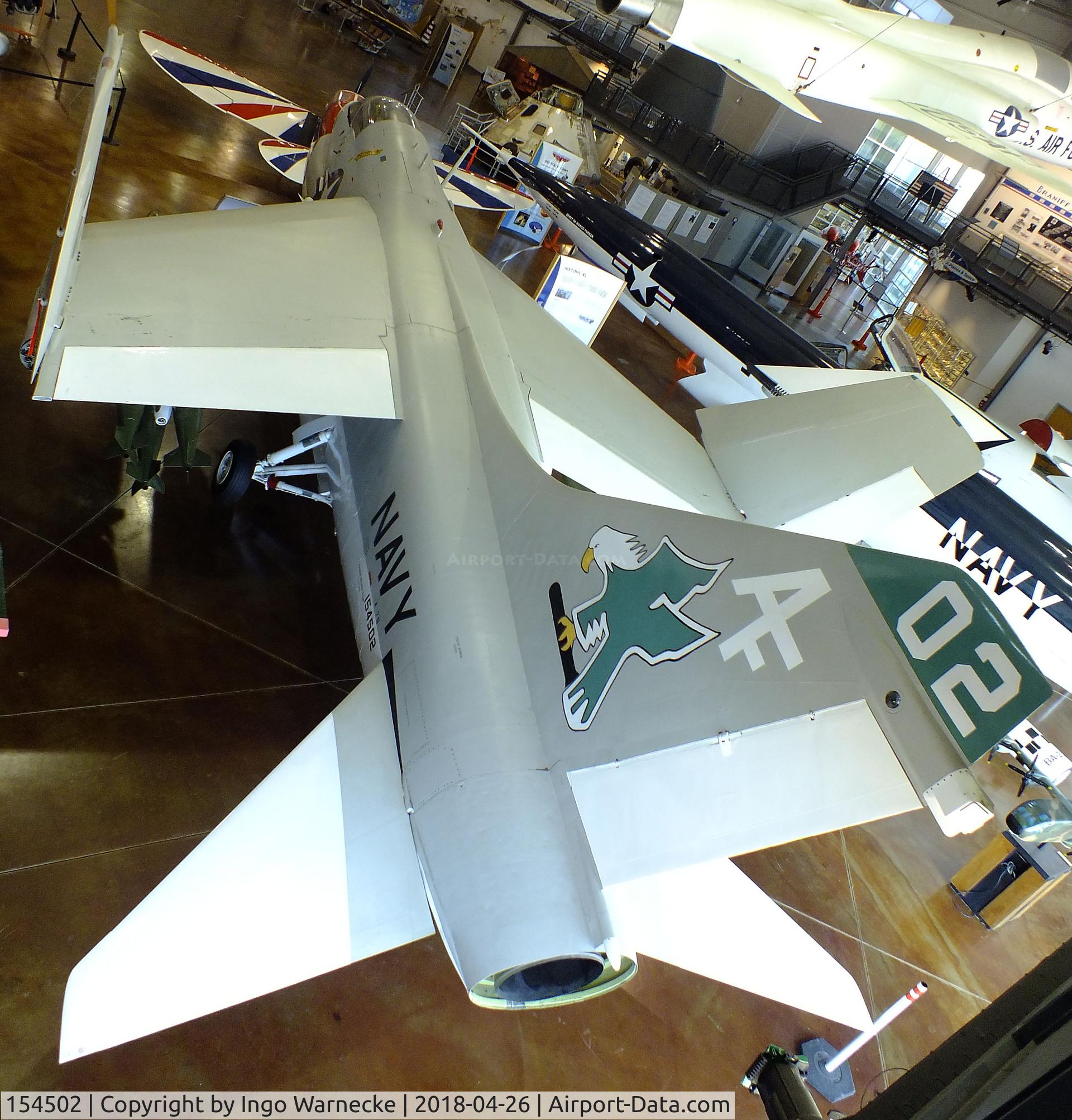 154502, LTV A-7B Corsair II C/N B-142, LTV A-7B Corsair II at the Frontiers of Flight Museum, Dallas TX