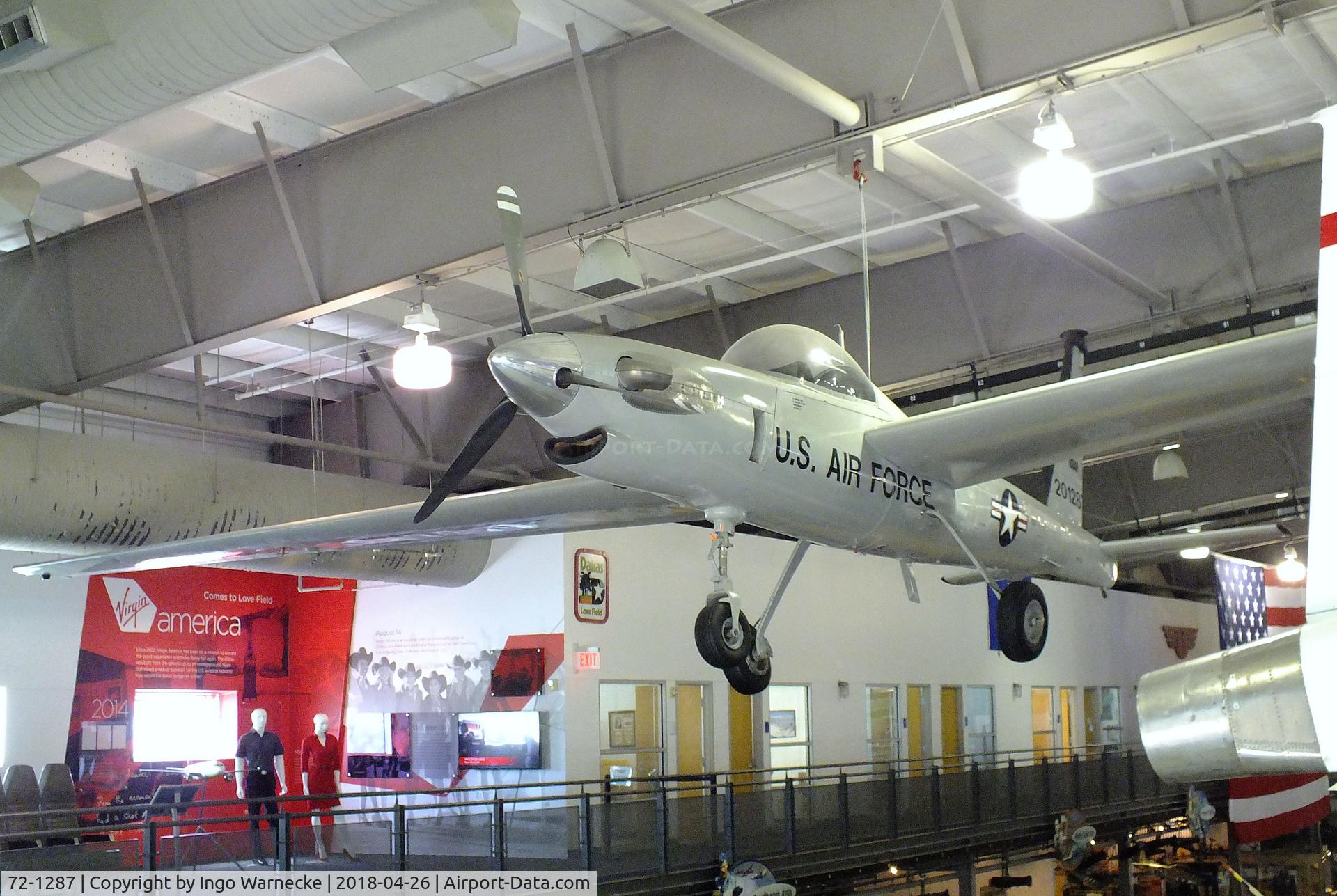 72-1287, 1972 E-Systems XQM-93A, LTV E-Systems XQM-93A at the Frontiers of Flight Museum, Dallas TX