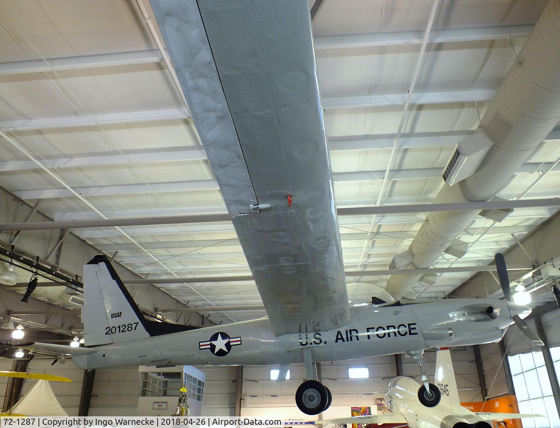 72-1287, 1972 E-Systems XQM-93A, LTV E-Systems XQM-93A at the Frontiers of Flight Museum, Dallas TX