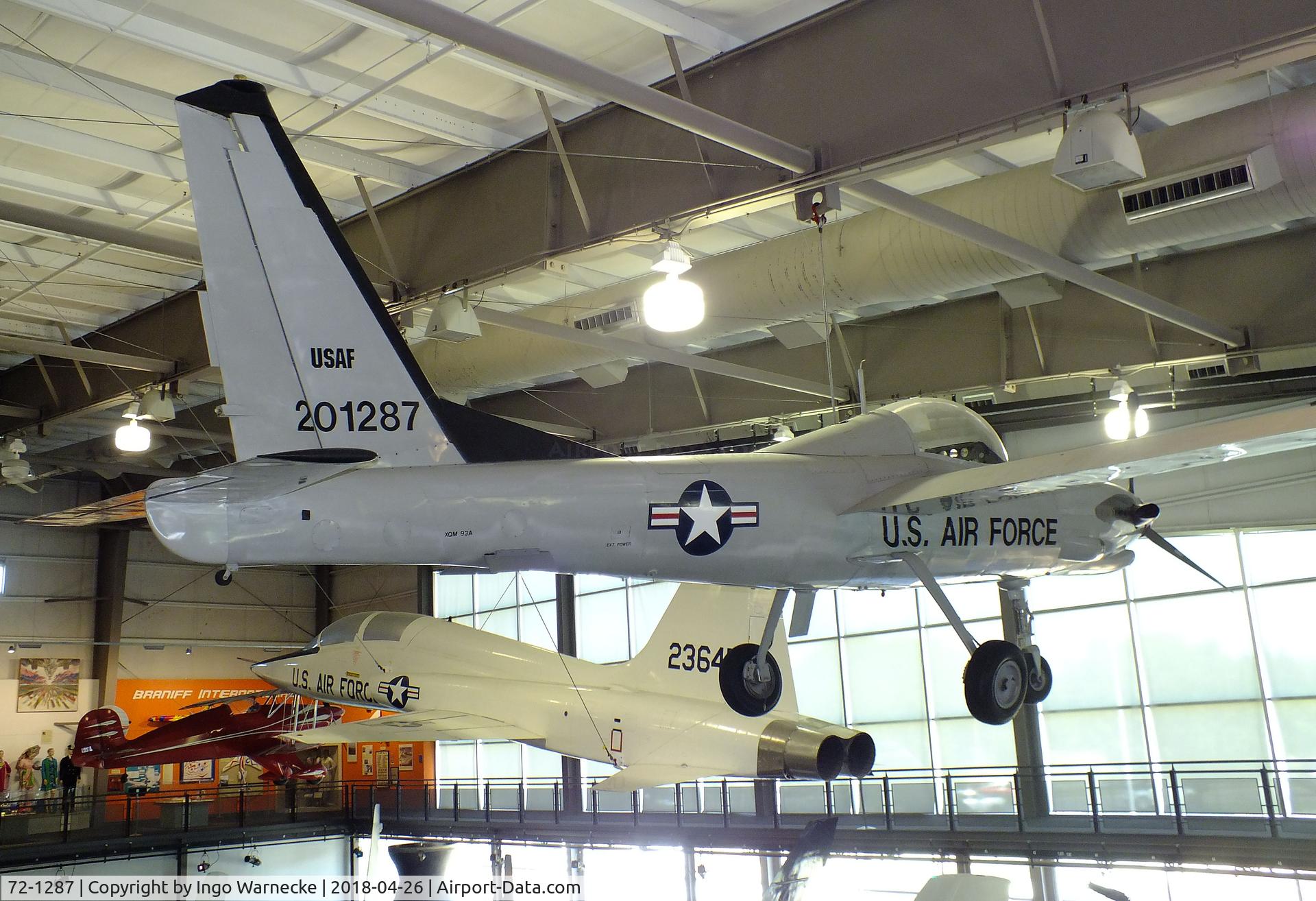 72-1287, 1972 E-Systems XQM-93A, LTV E-Systems XQM-93A at the Frontiers of Flight Museum, Dallas TX