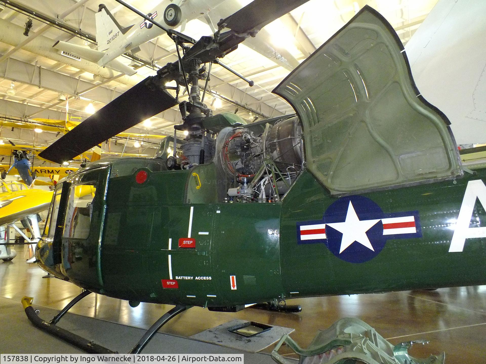 157838, Bell TH-1L Iroquois C/N 6433, Bell TH-1L Iroquois at the Frontiers of Flight Museum, Dallas TX