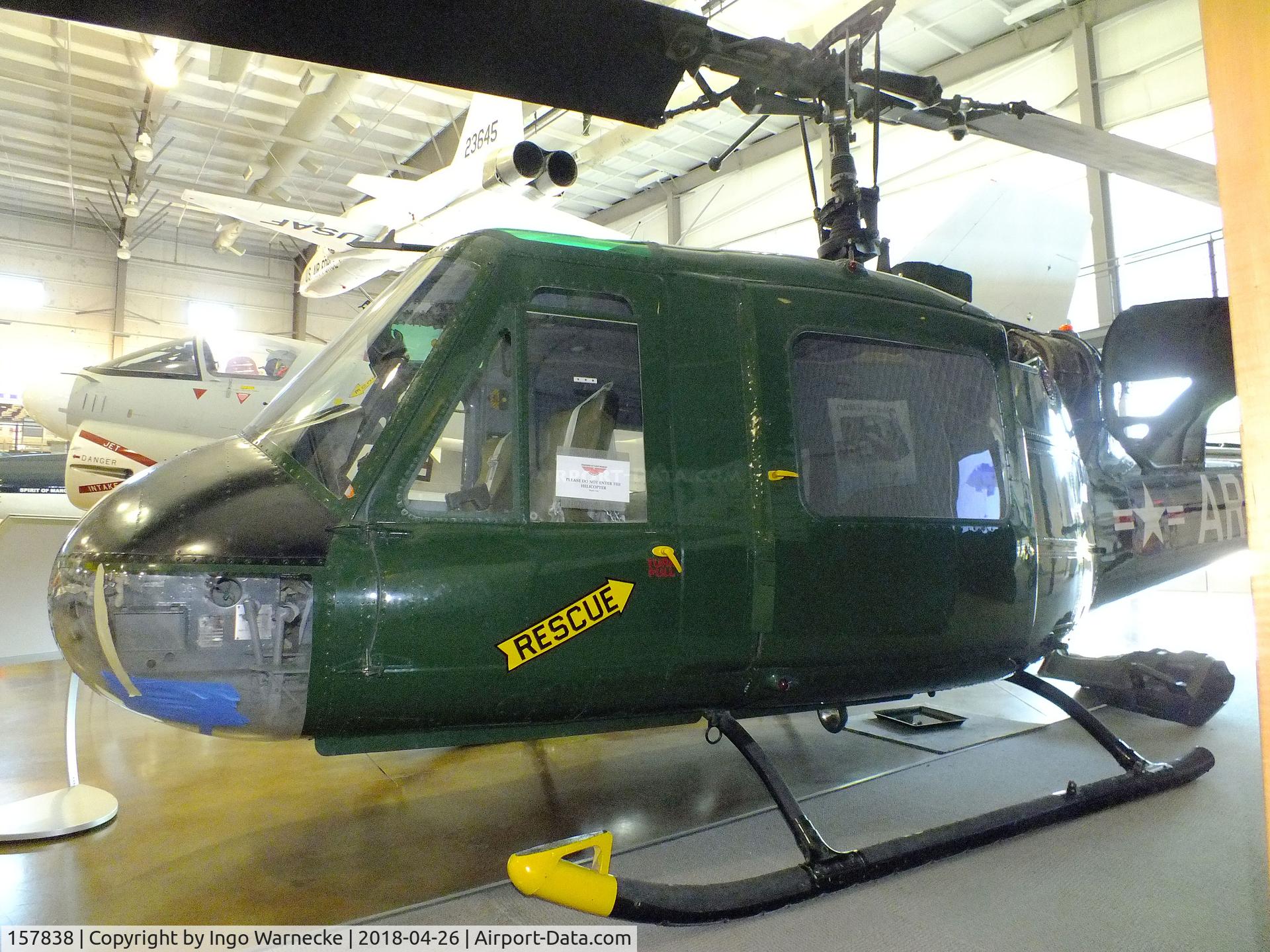 157838, Bell TH-1L Iroquois C/N 6433, Bell TH-1L Iroquois at the Frontiers of Flight Museum, Dallas TX